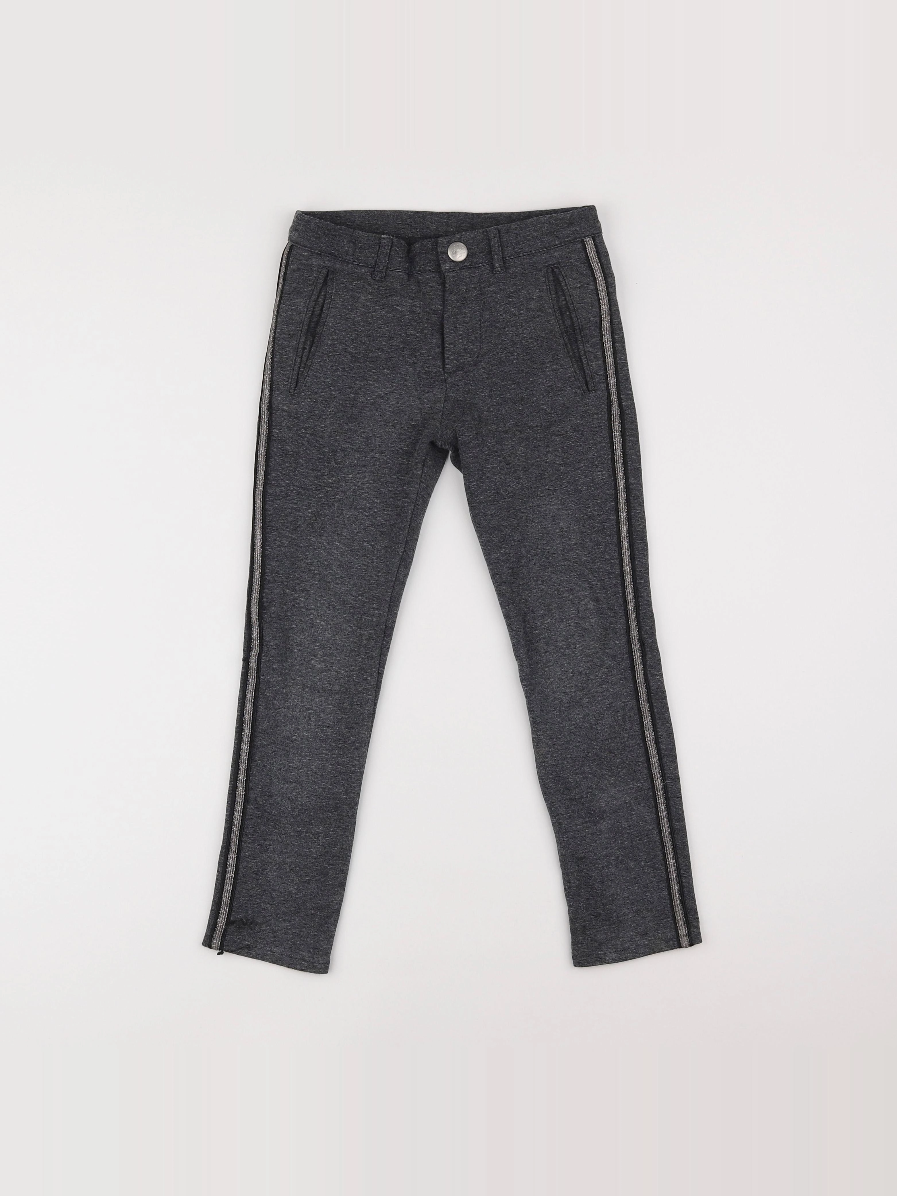 IKKS - pantalon gris - 7 ans