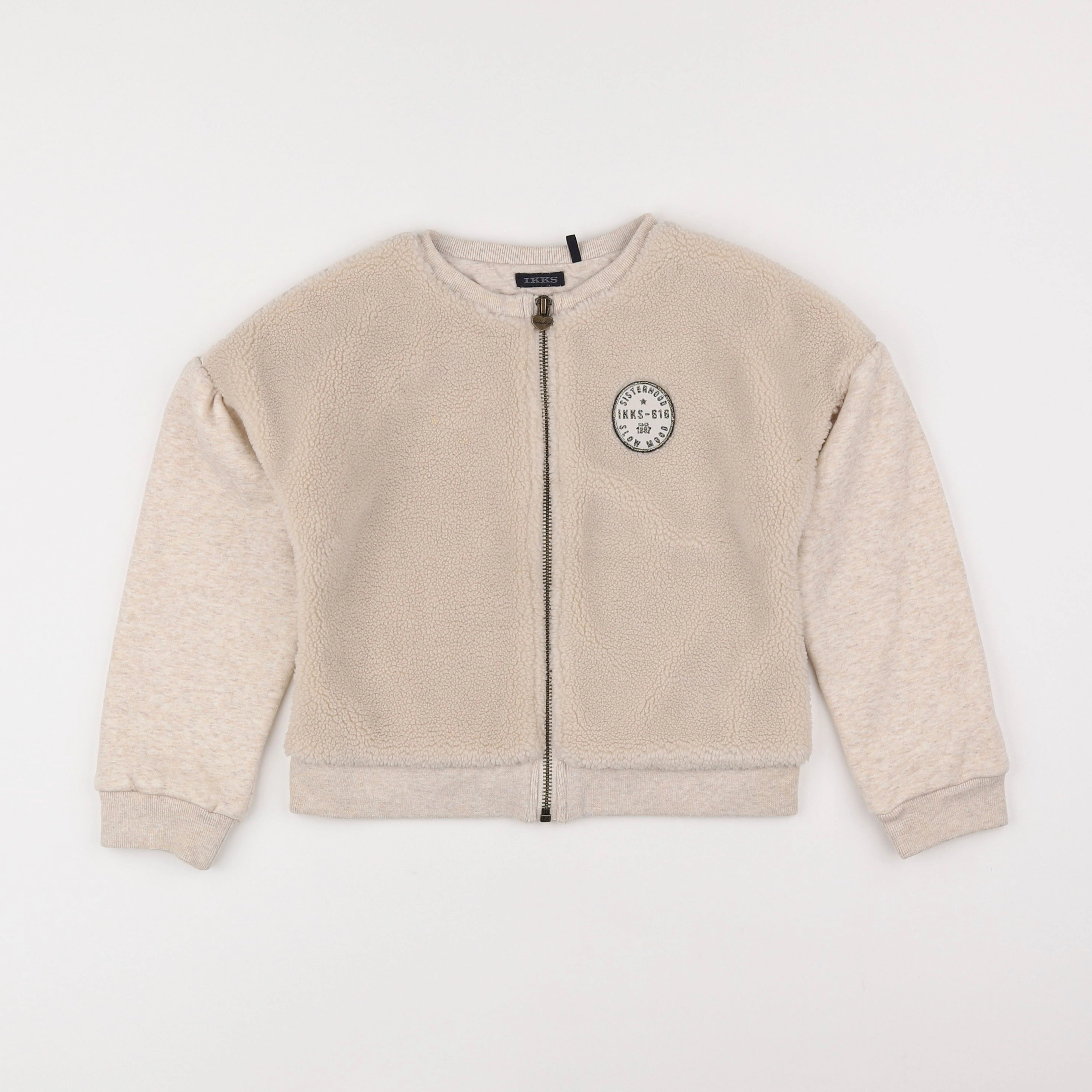 IKKS - veste beige - 8 ans