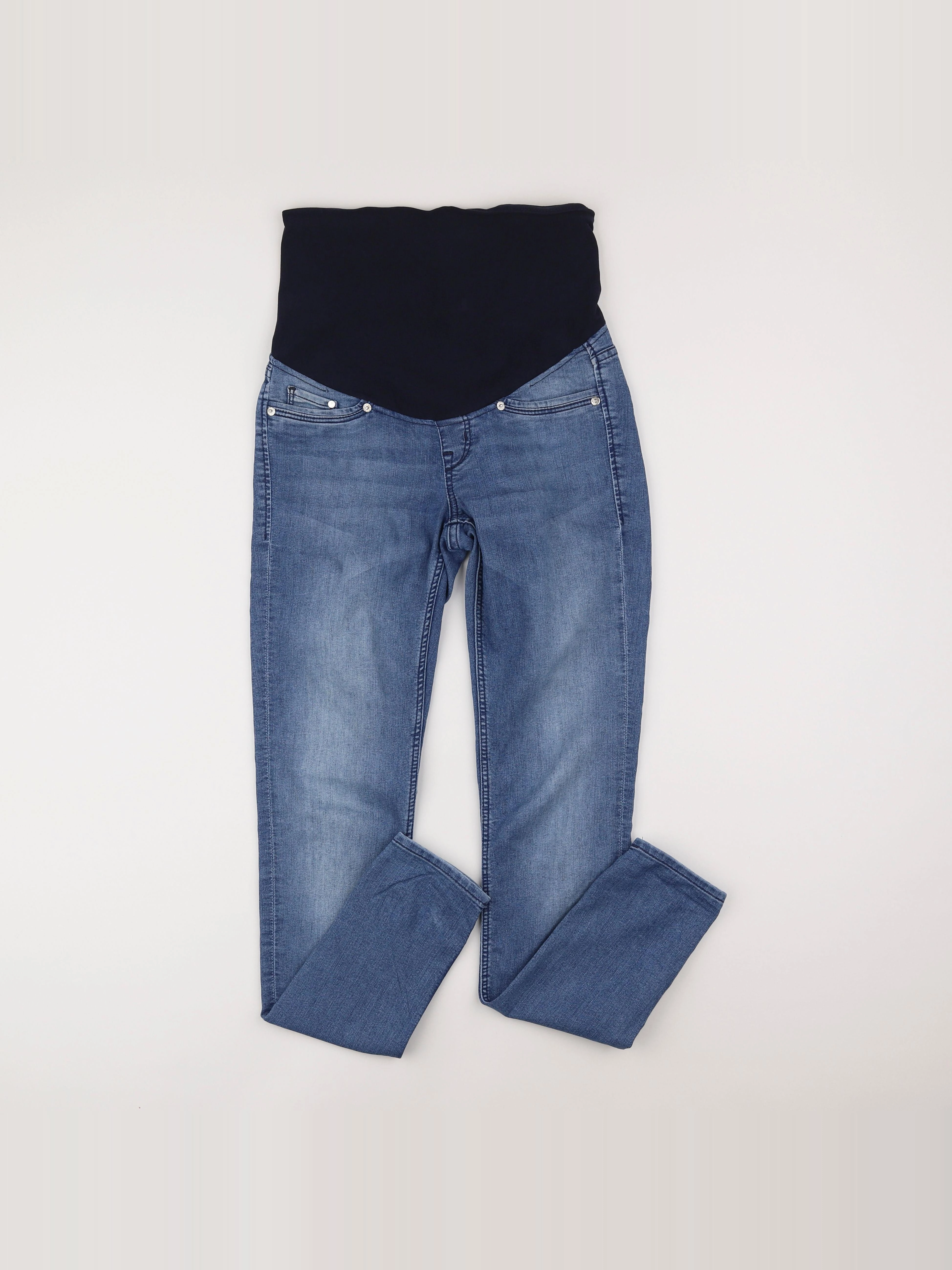 H&M - jean grossesse bleu - 36