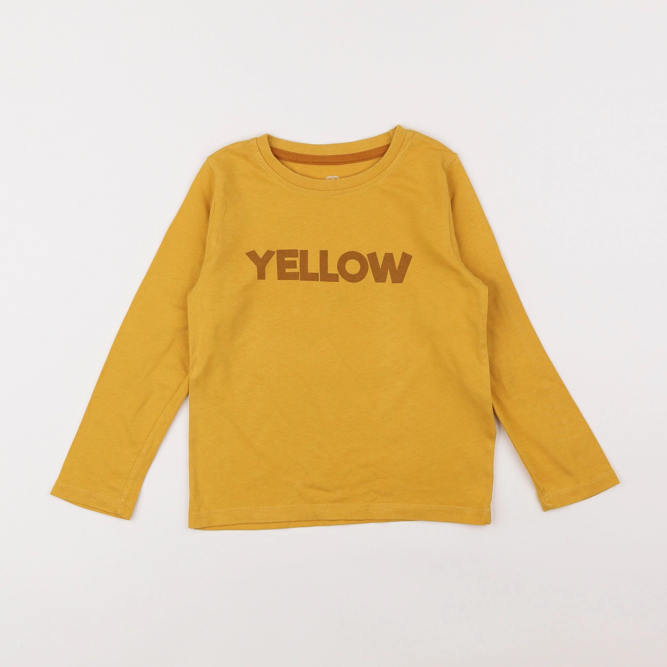 La Redoute - tee-shirt jaune - 4 ans