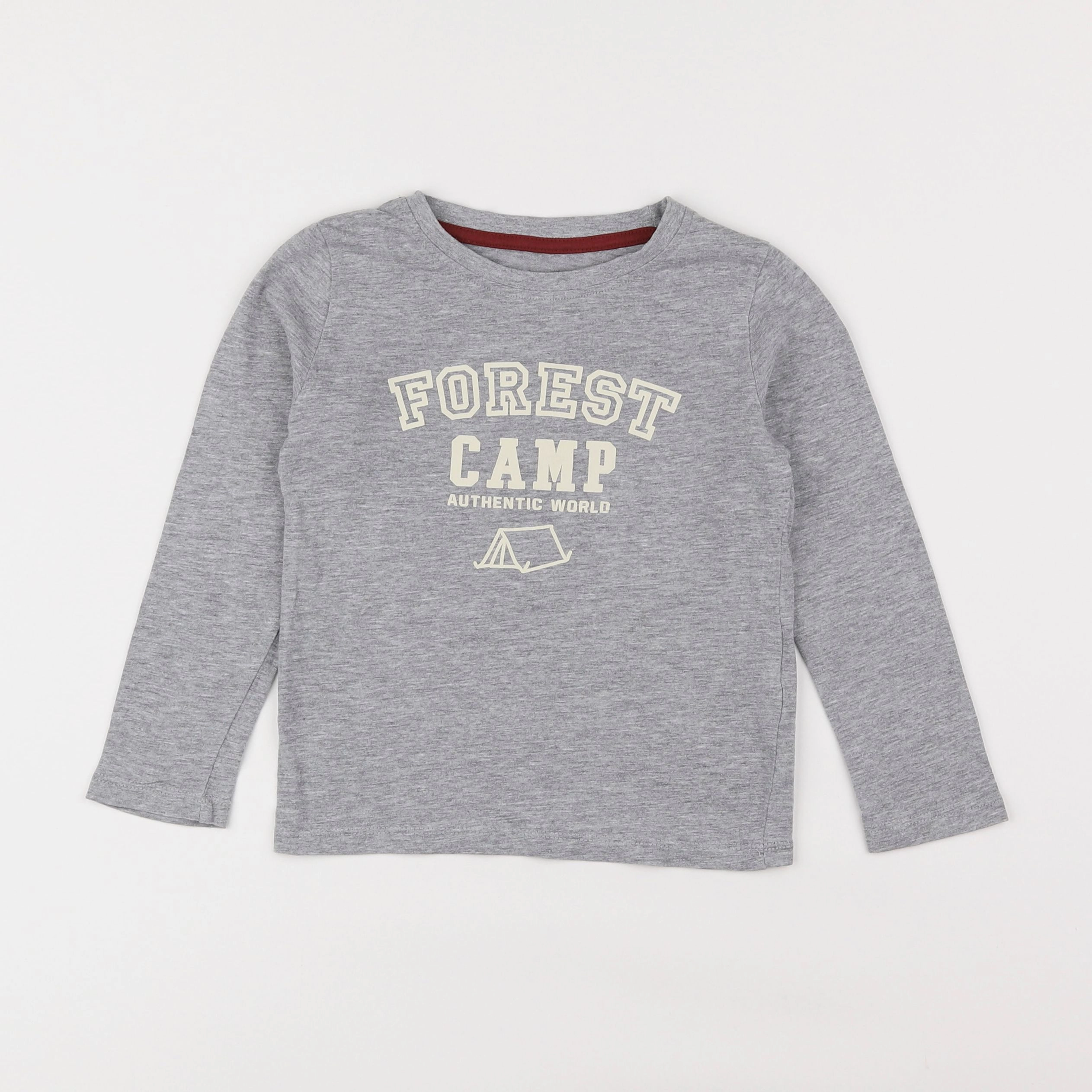 La Redoute - tee-shirt gris - 4 ans