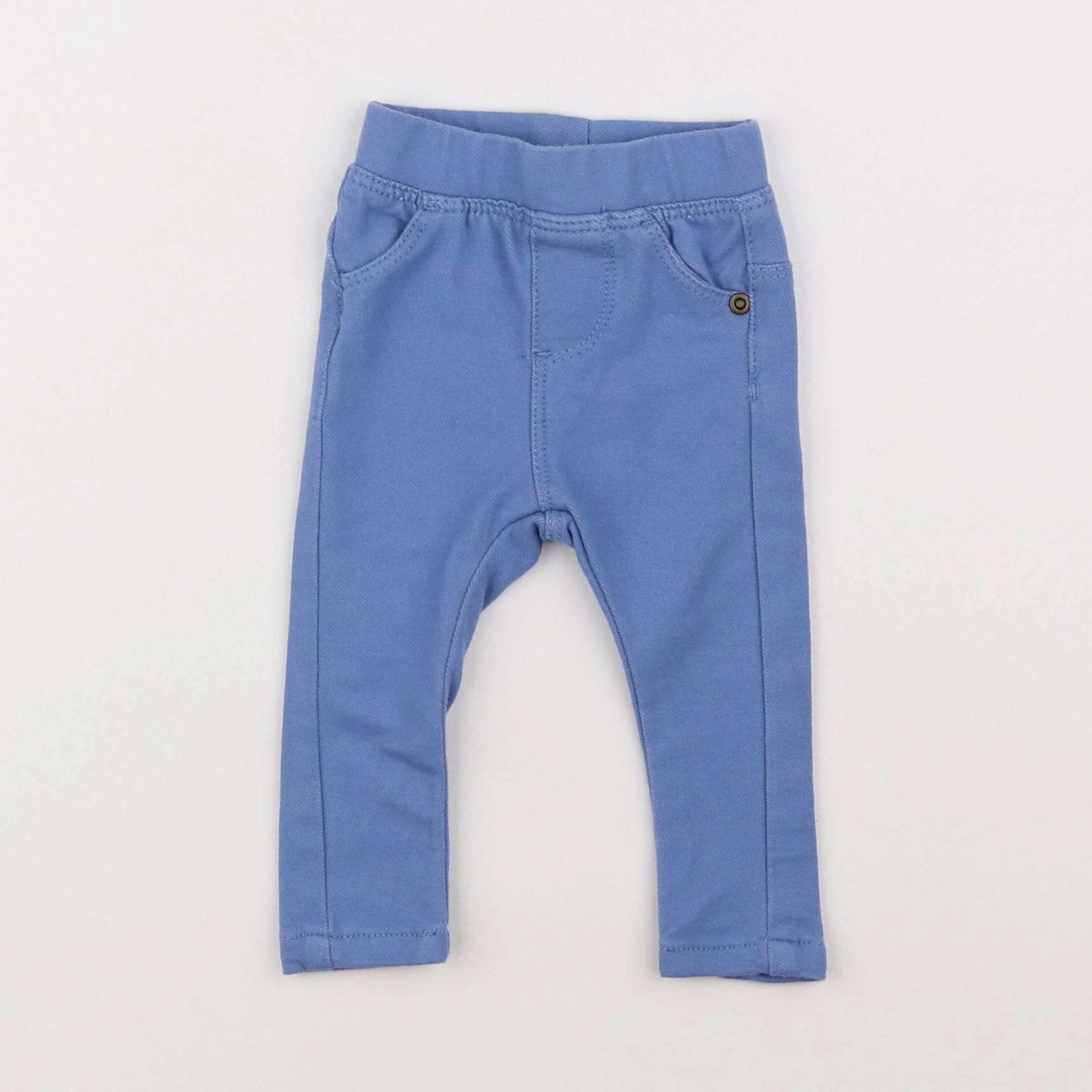 Vertbaudet - jegging bleu - 3 mois