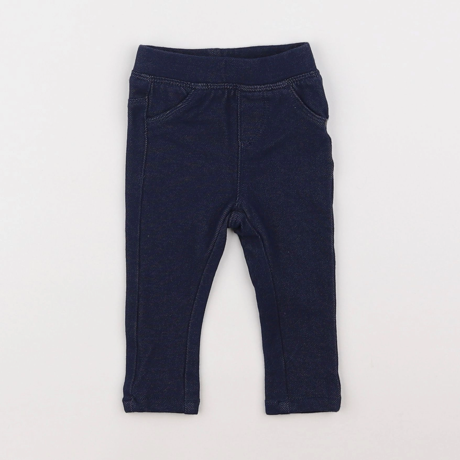 Vertbaudet - jegging bleu - 3 mois