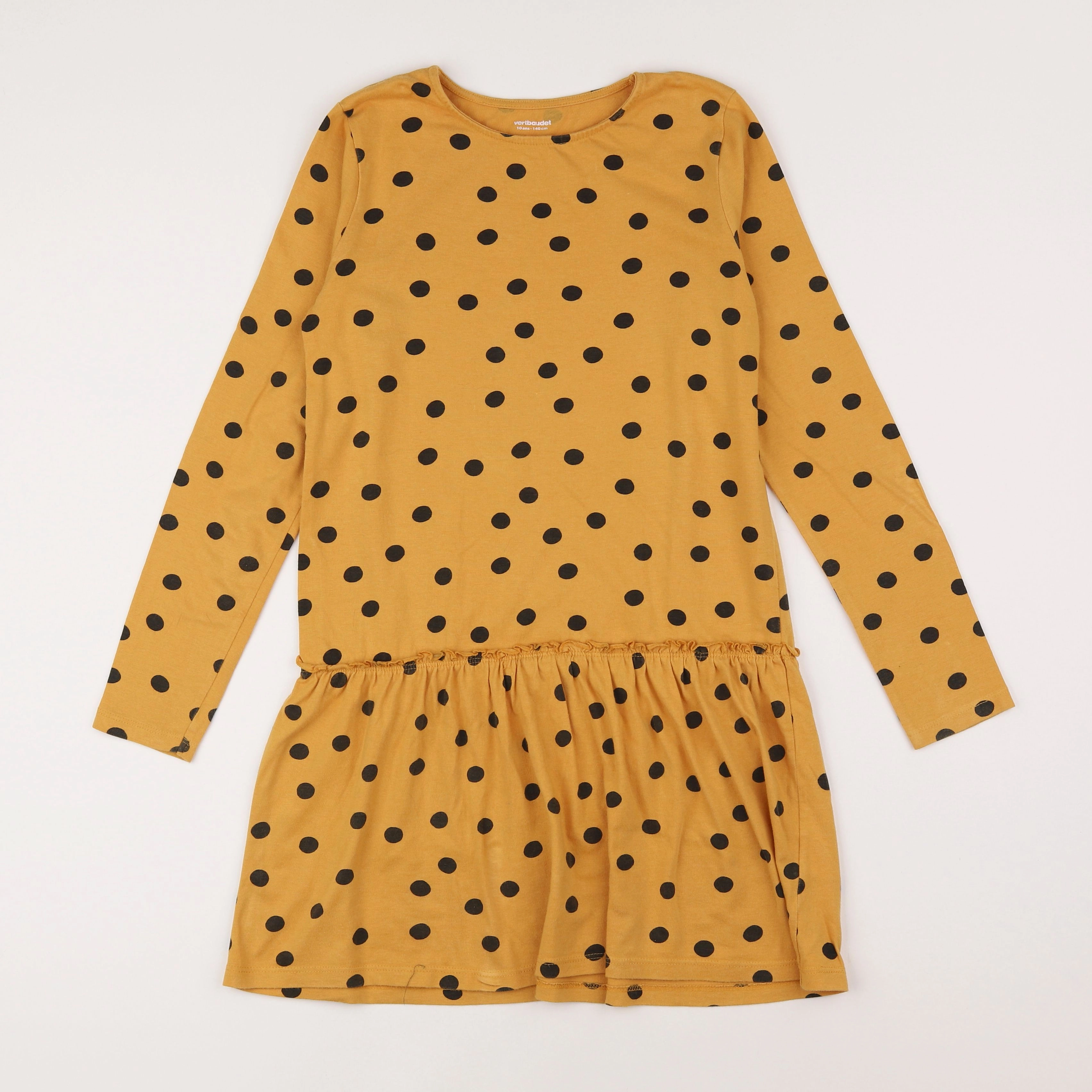 Vertbaudet - robe jaune - 10 ans