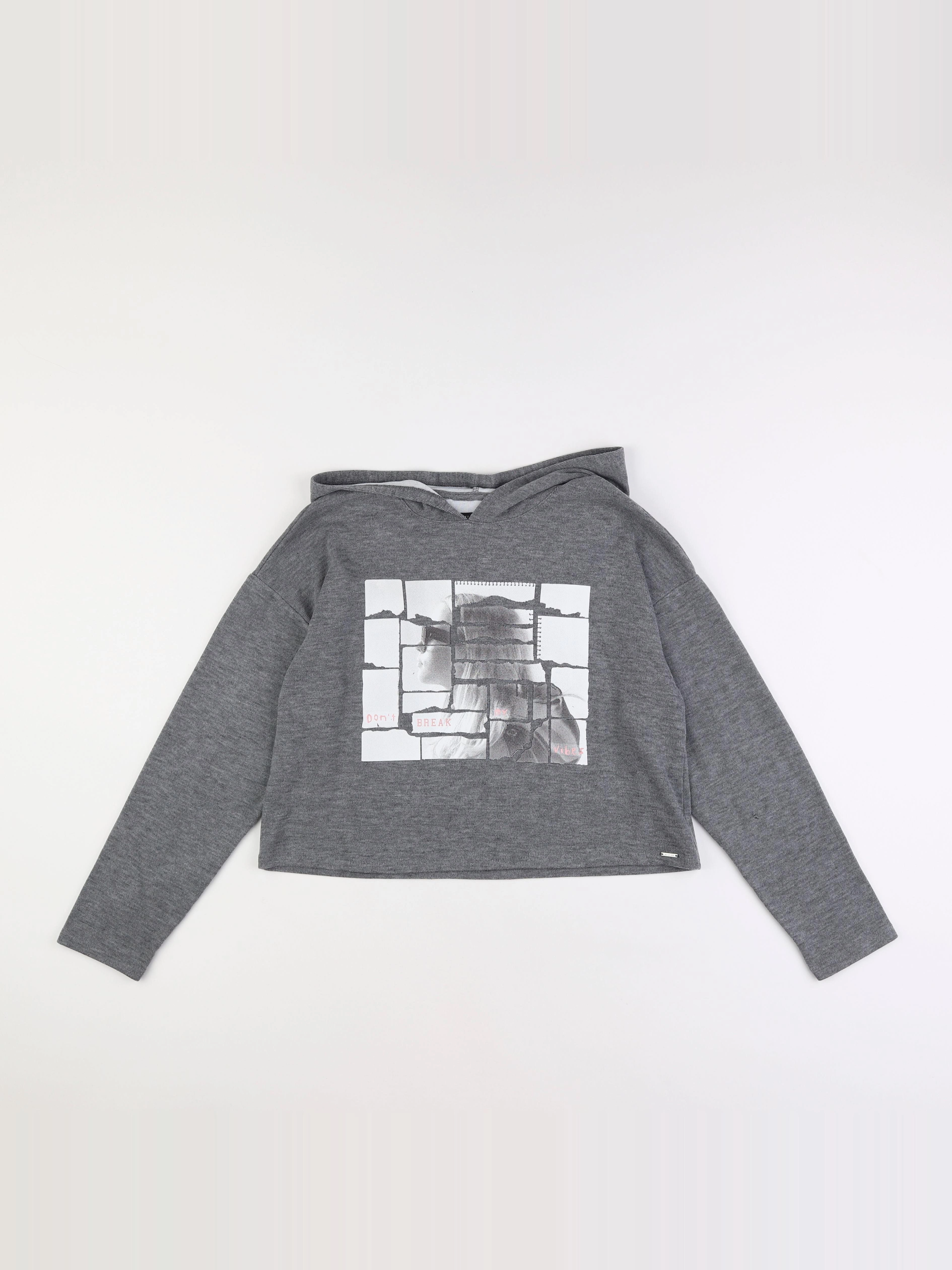 IKKS - sweat gris - 12 ans