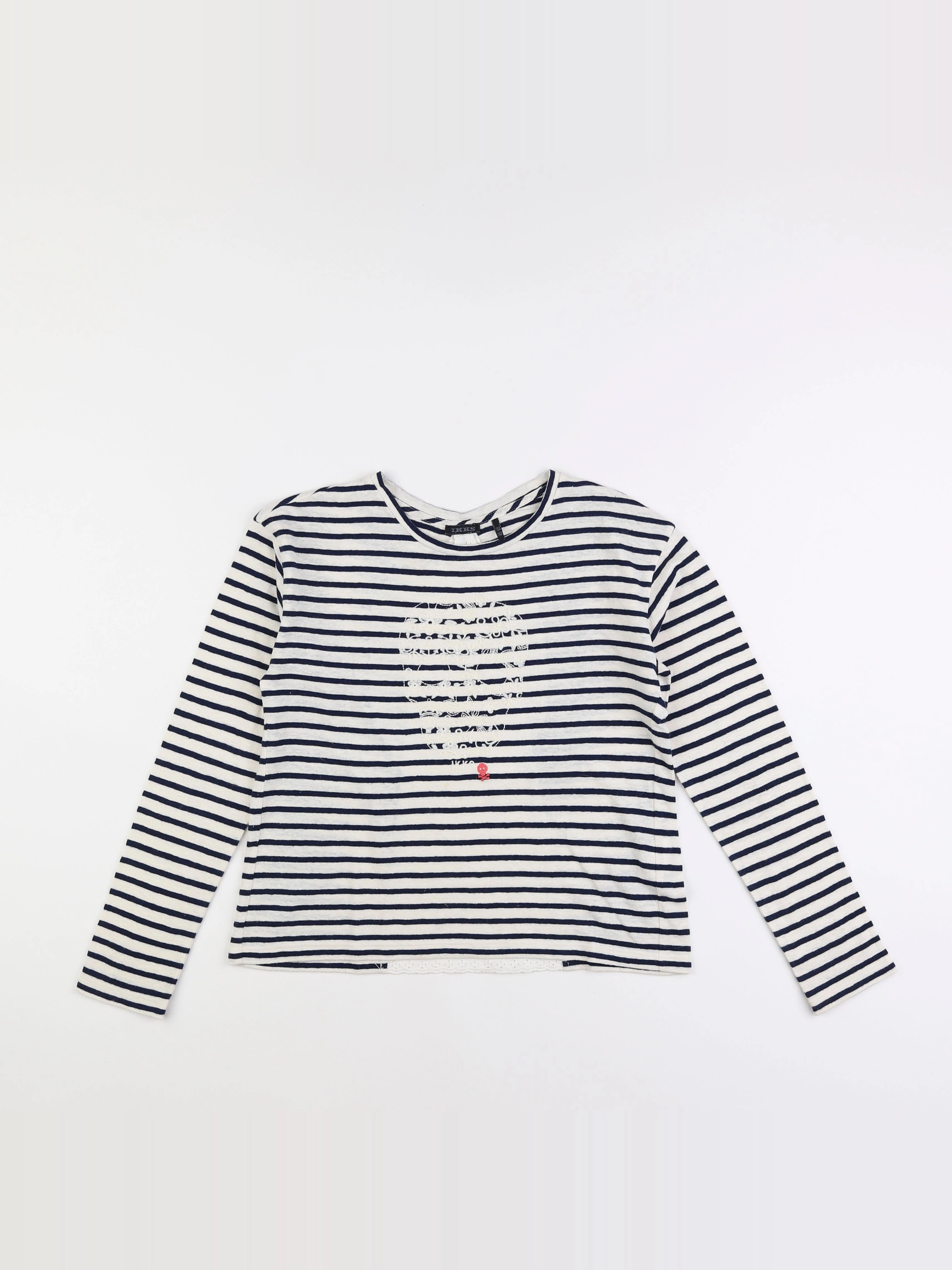 IKKS - tee-shirt bleu - 10 ans