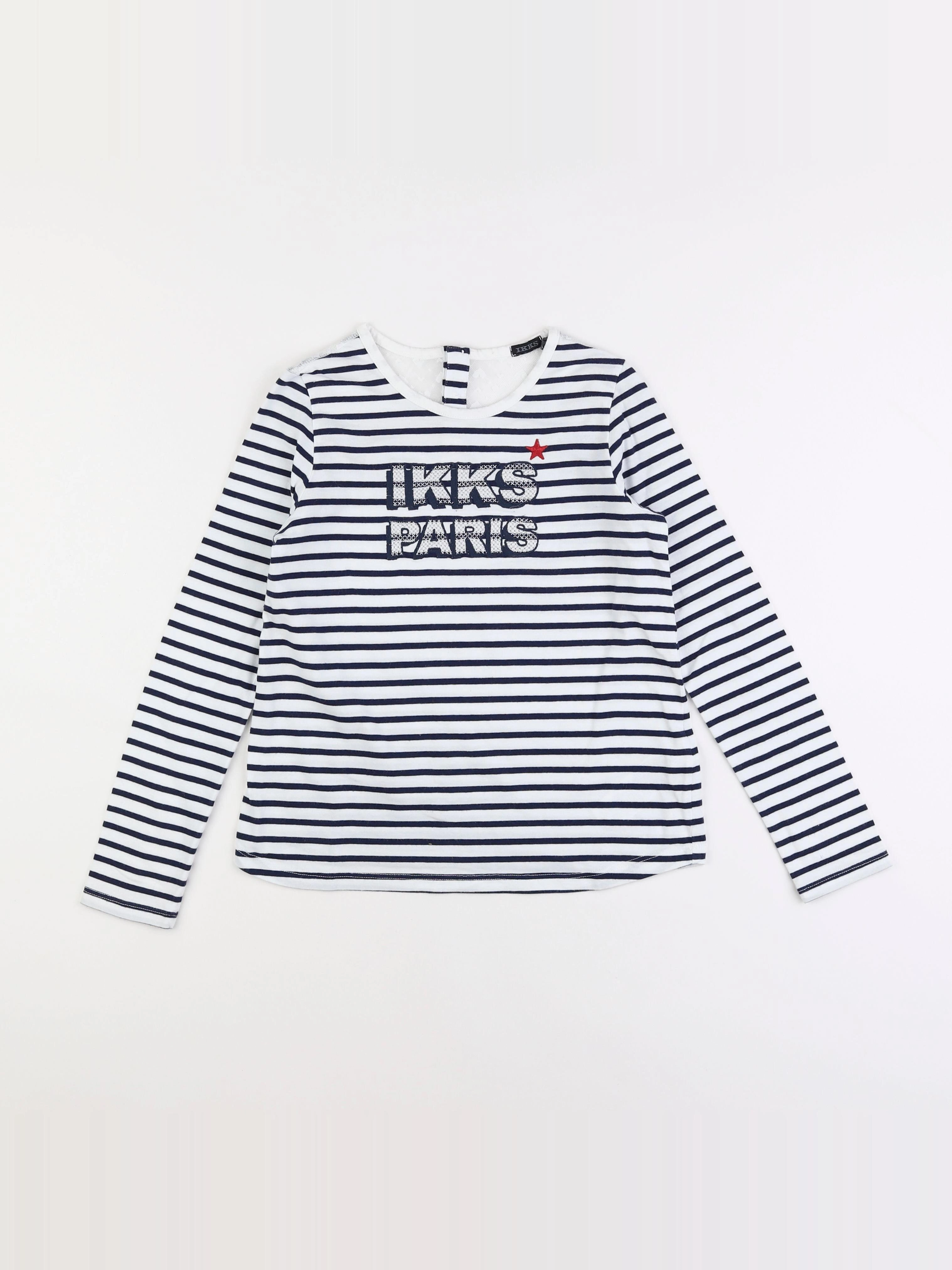 IKKS - tee-shirt bleu - 10 ans