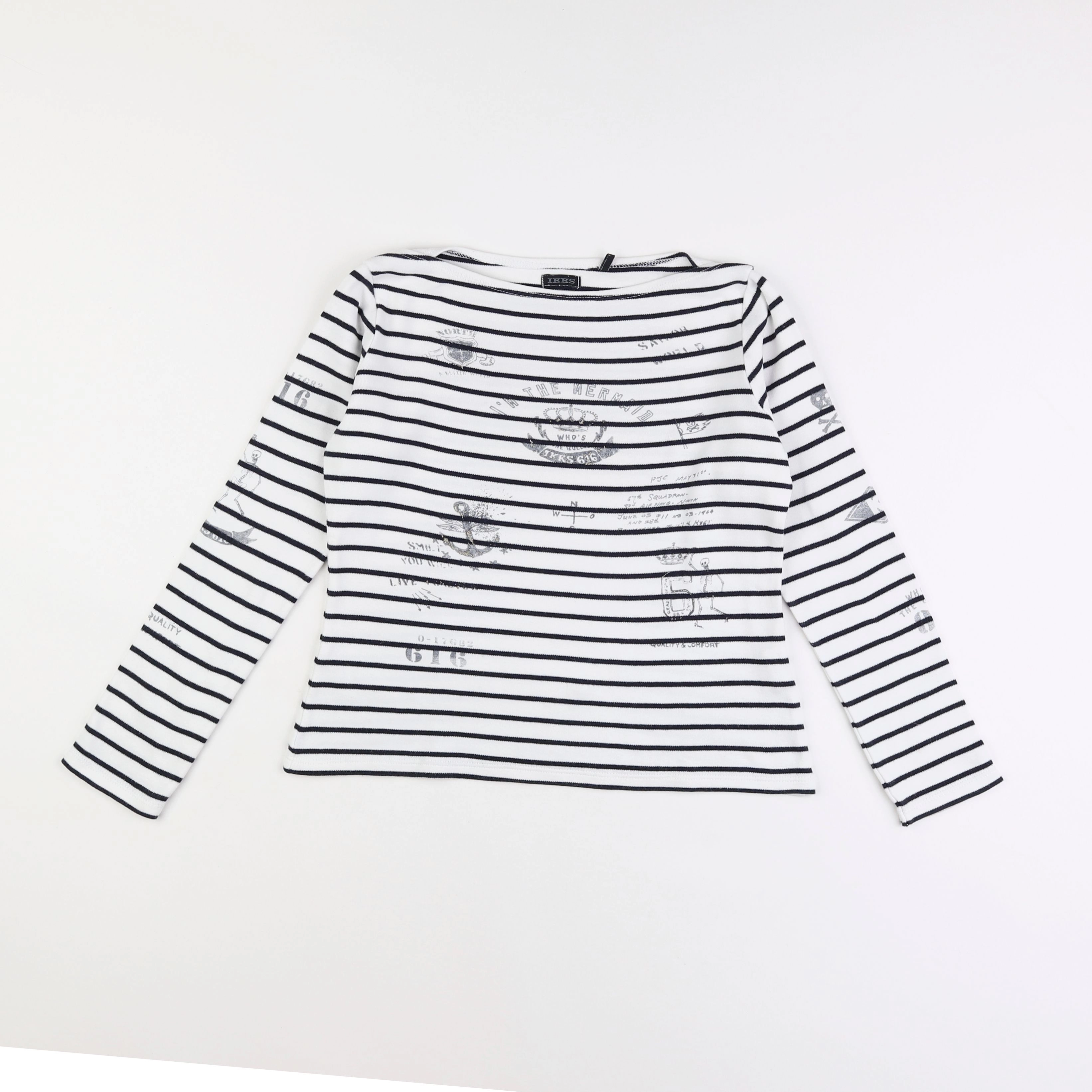 IKKS - tee-shirt bleu - 10 ans