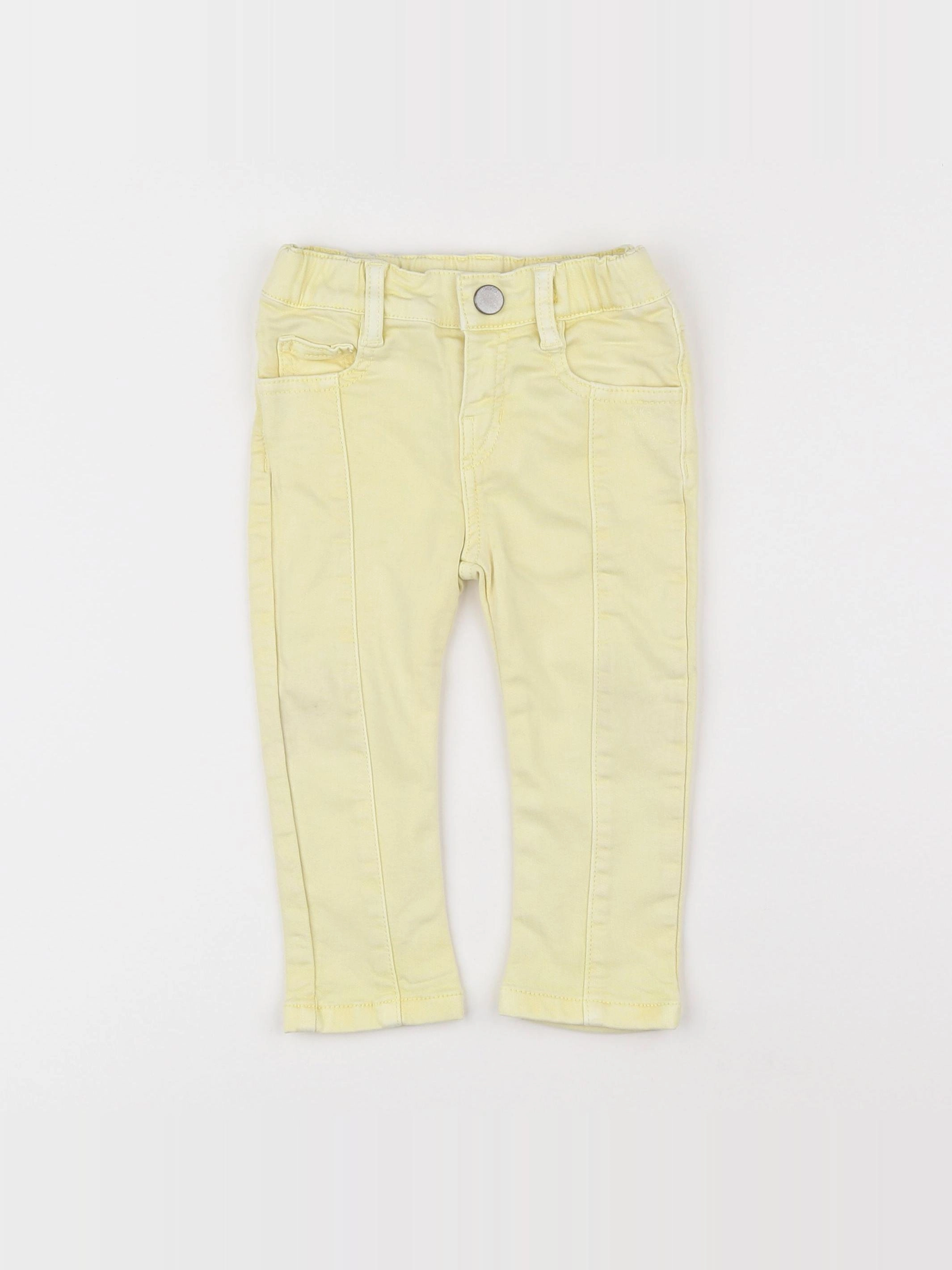 IKKS - pantalon jaune - 18 mois
