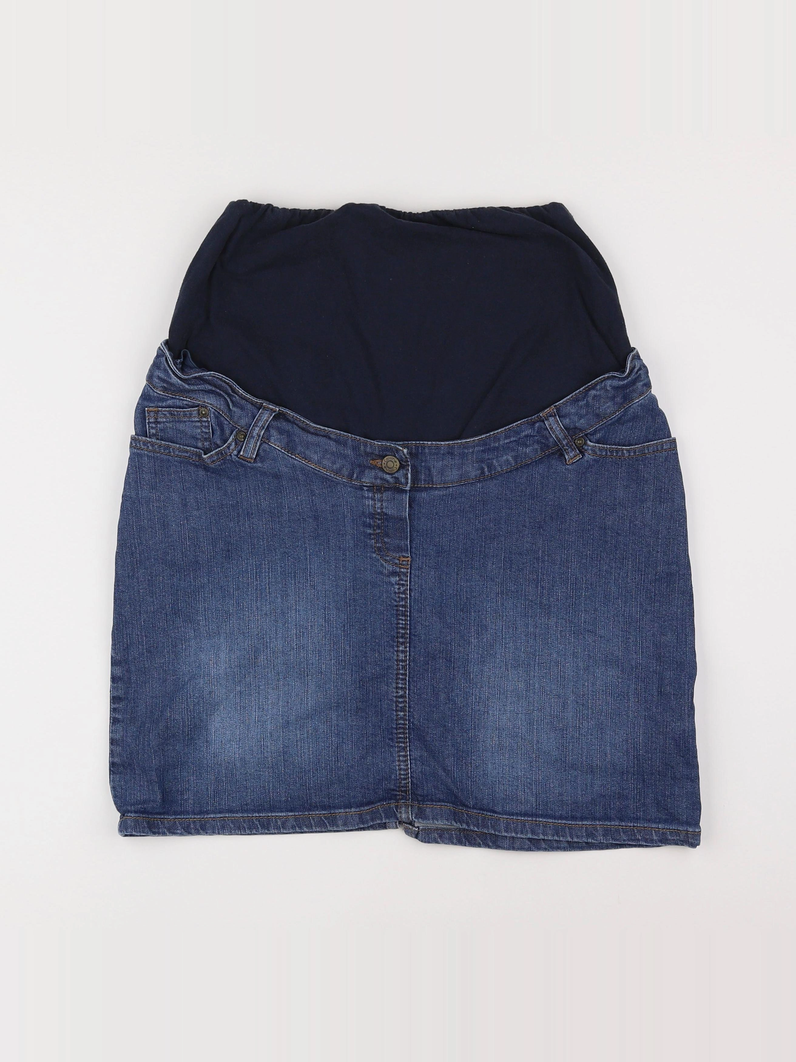 Vertbaudet - jupe grossesse bleu - 40