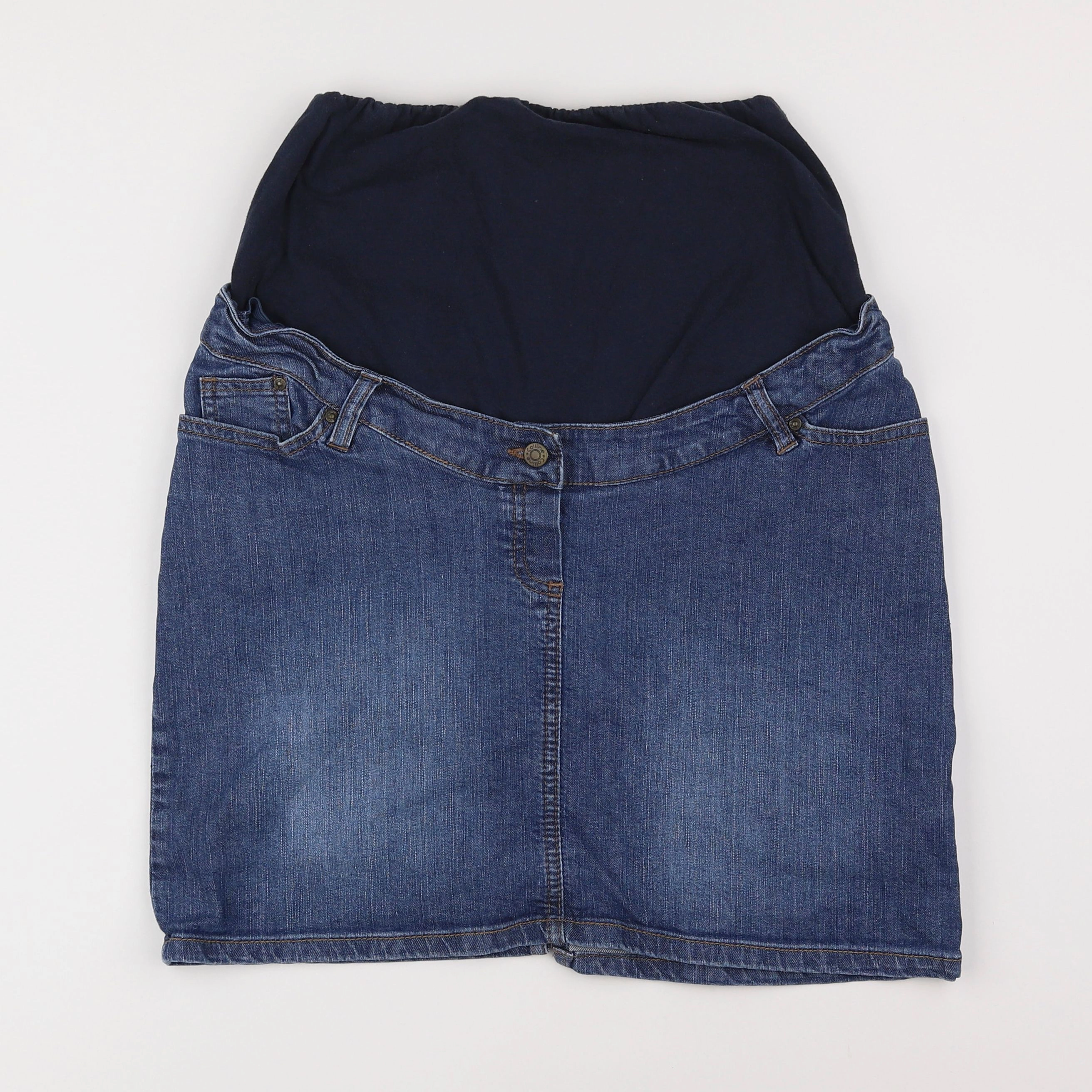 Vertbaudet - jupe grossesse bleu - 40