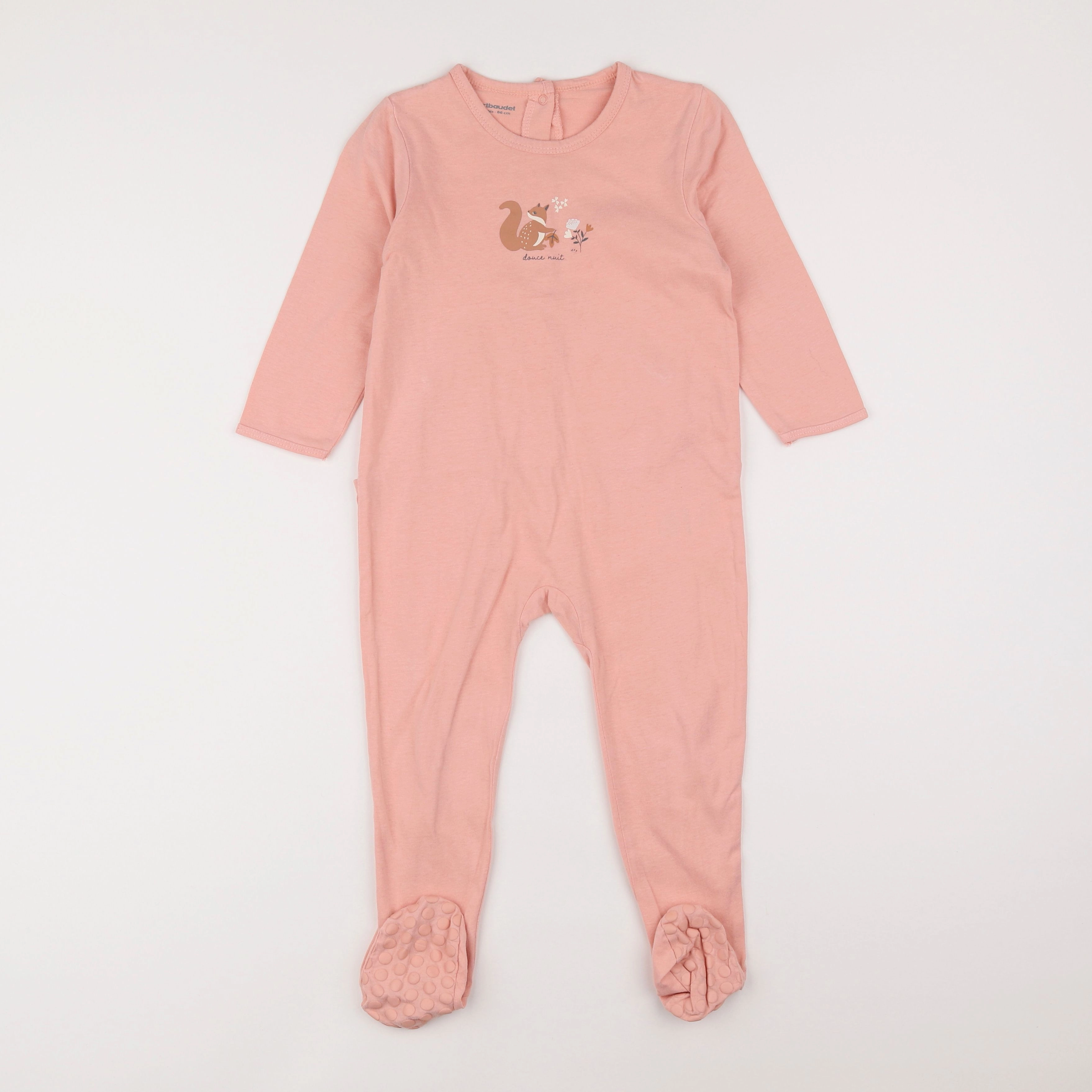 Vertbaudet - pyjama coton rose - 2 ans