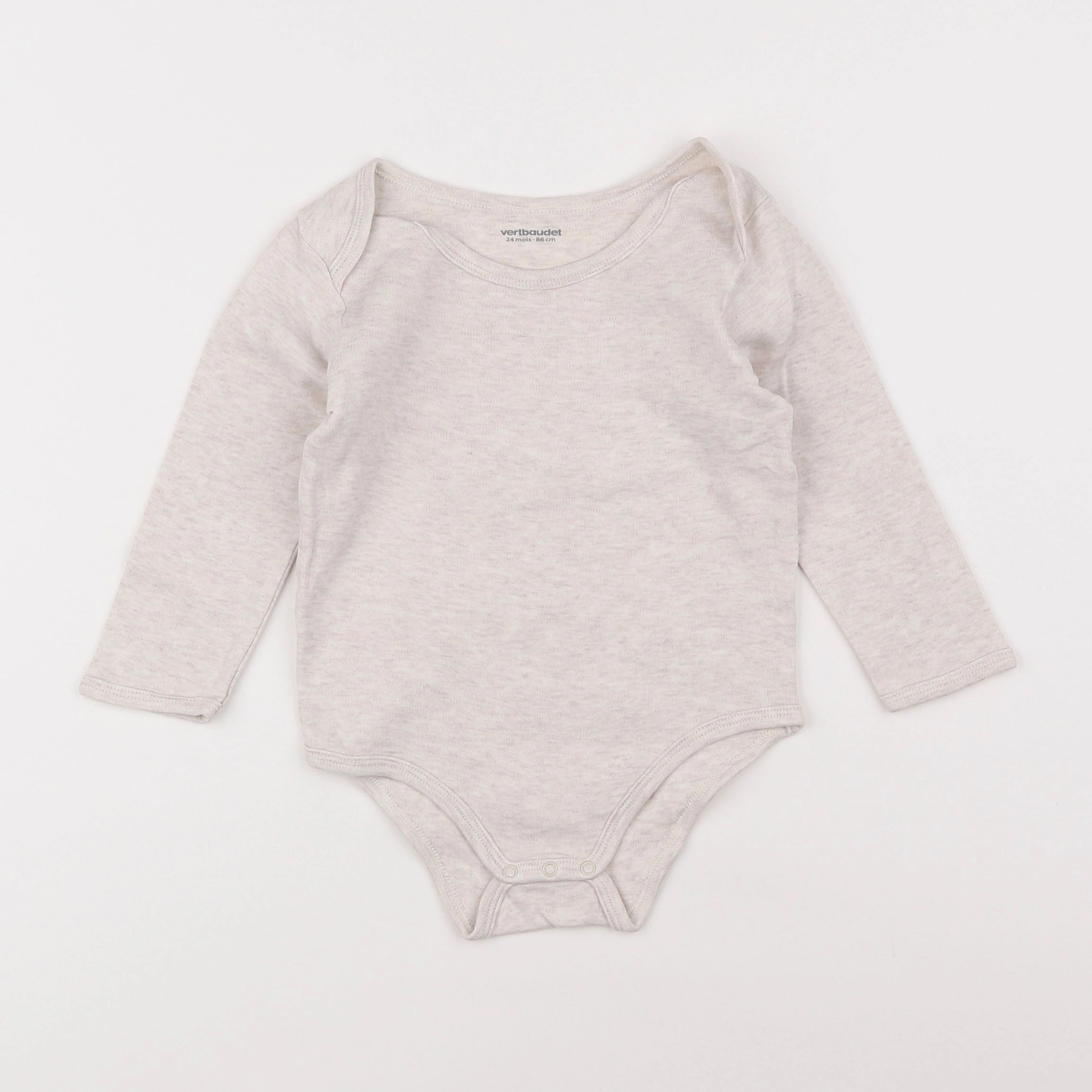 Vertbaudet - body beige - 2 ans