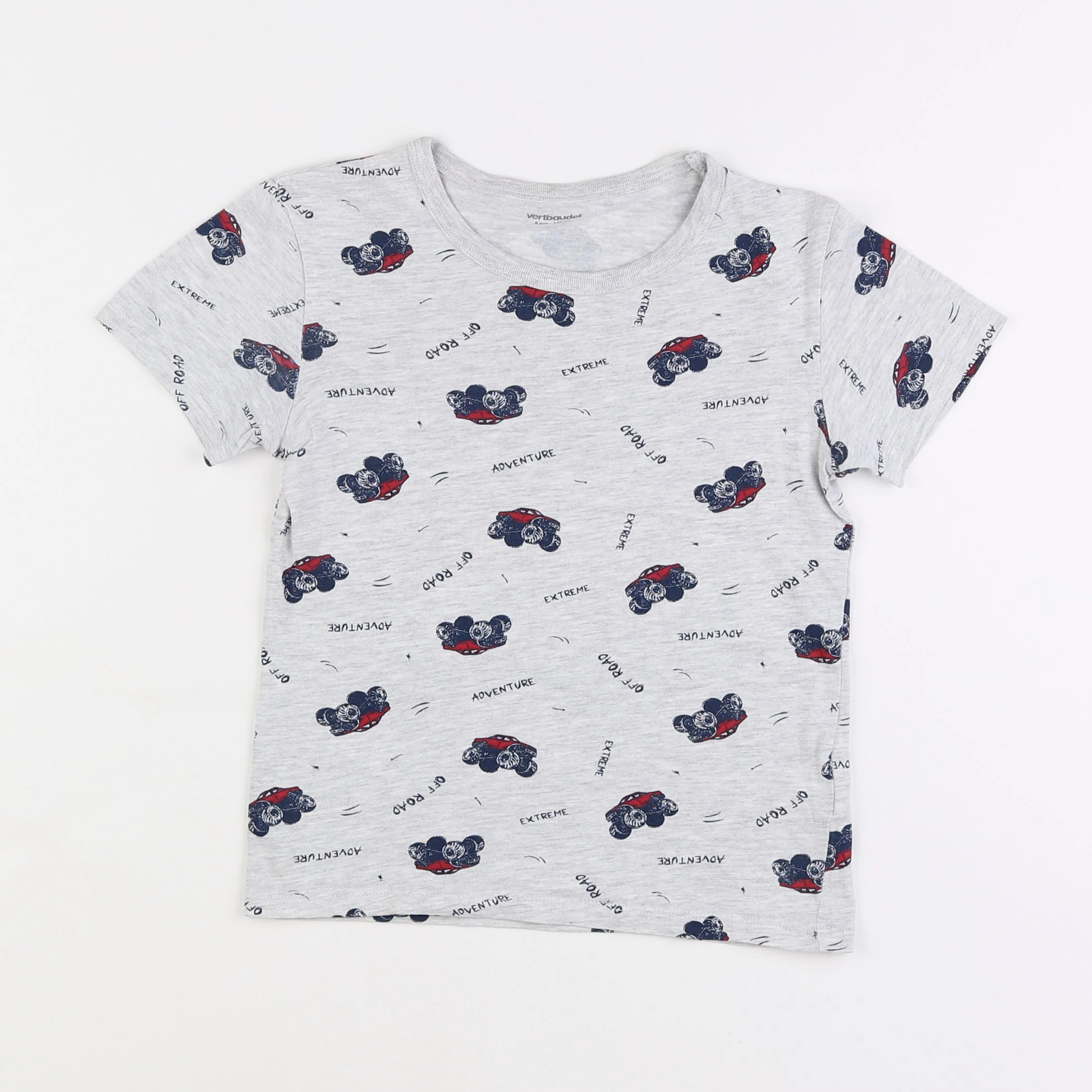 Vertbaudet - tee-shirt multicolore - 8 ans