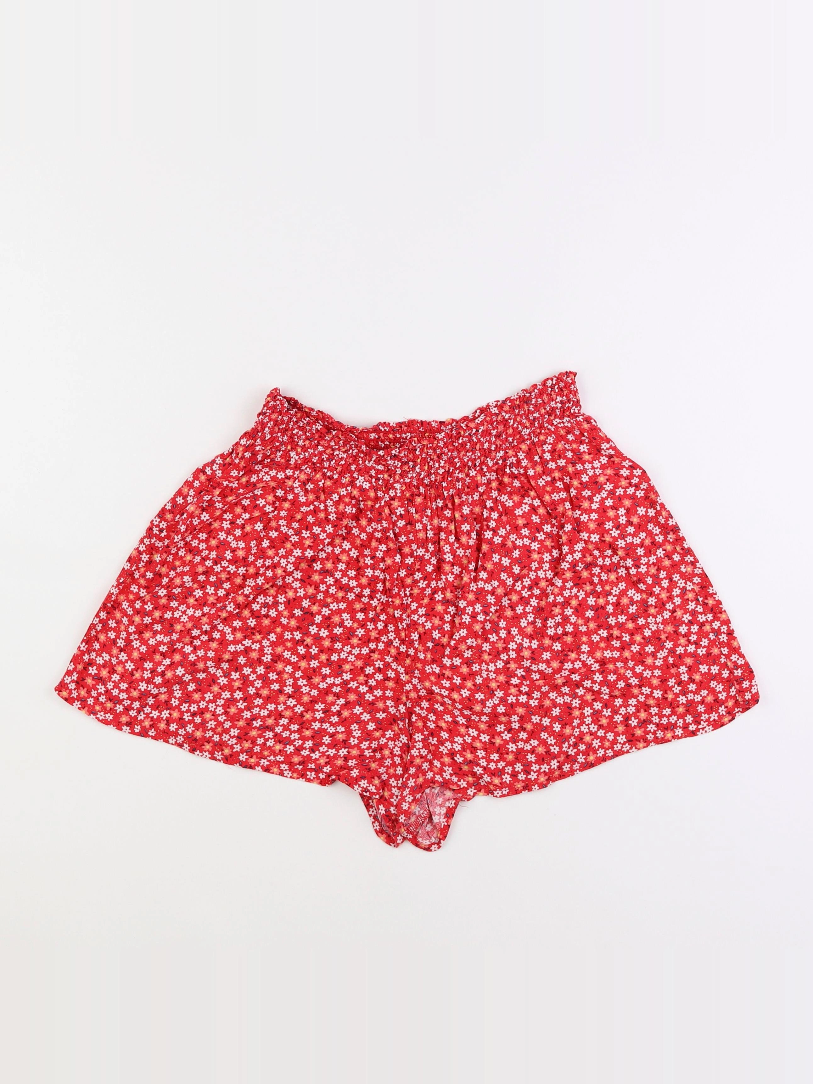 Vertbaudet - short rouge - 12 ans