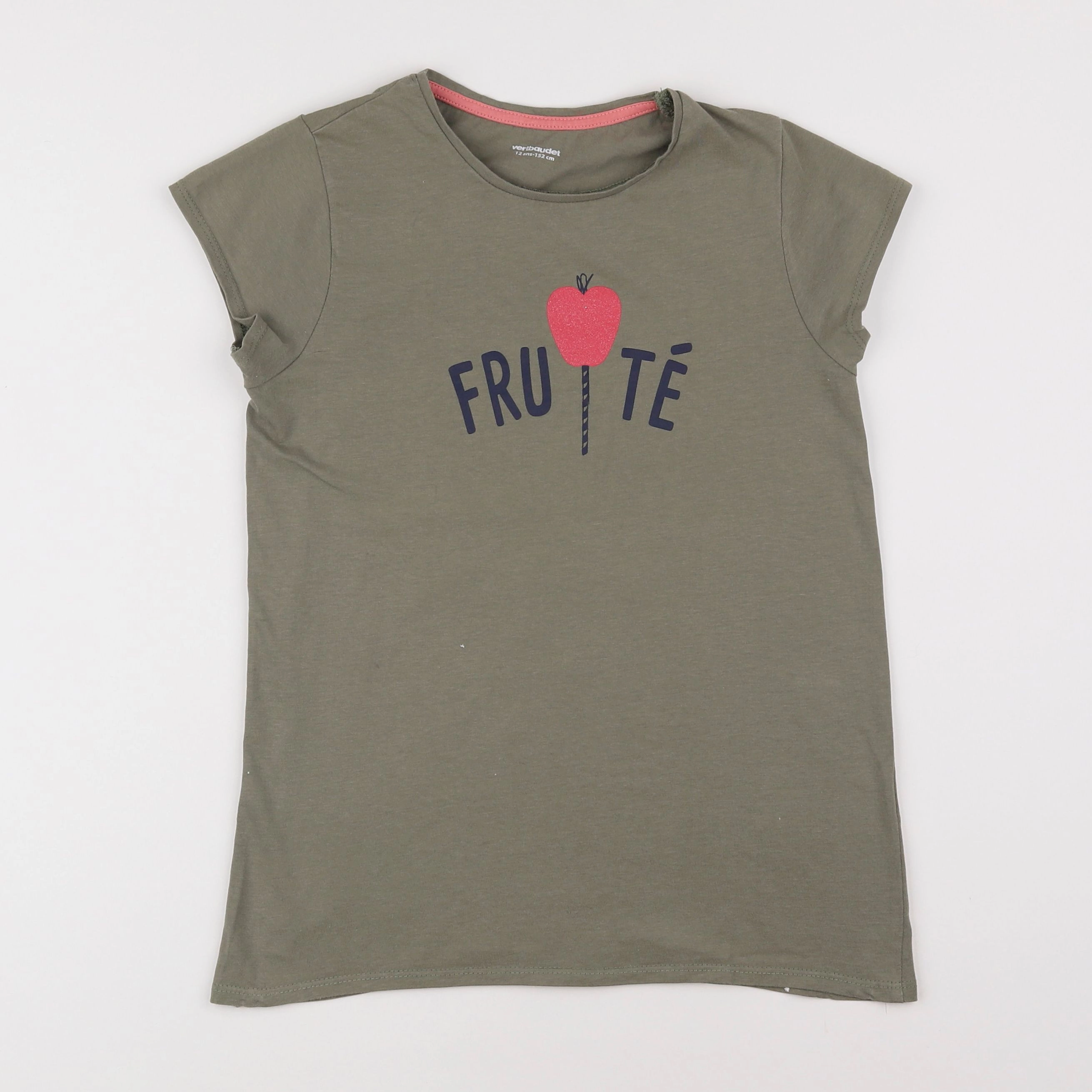 Vertbaudet - tee-shirt vert - 12 ans