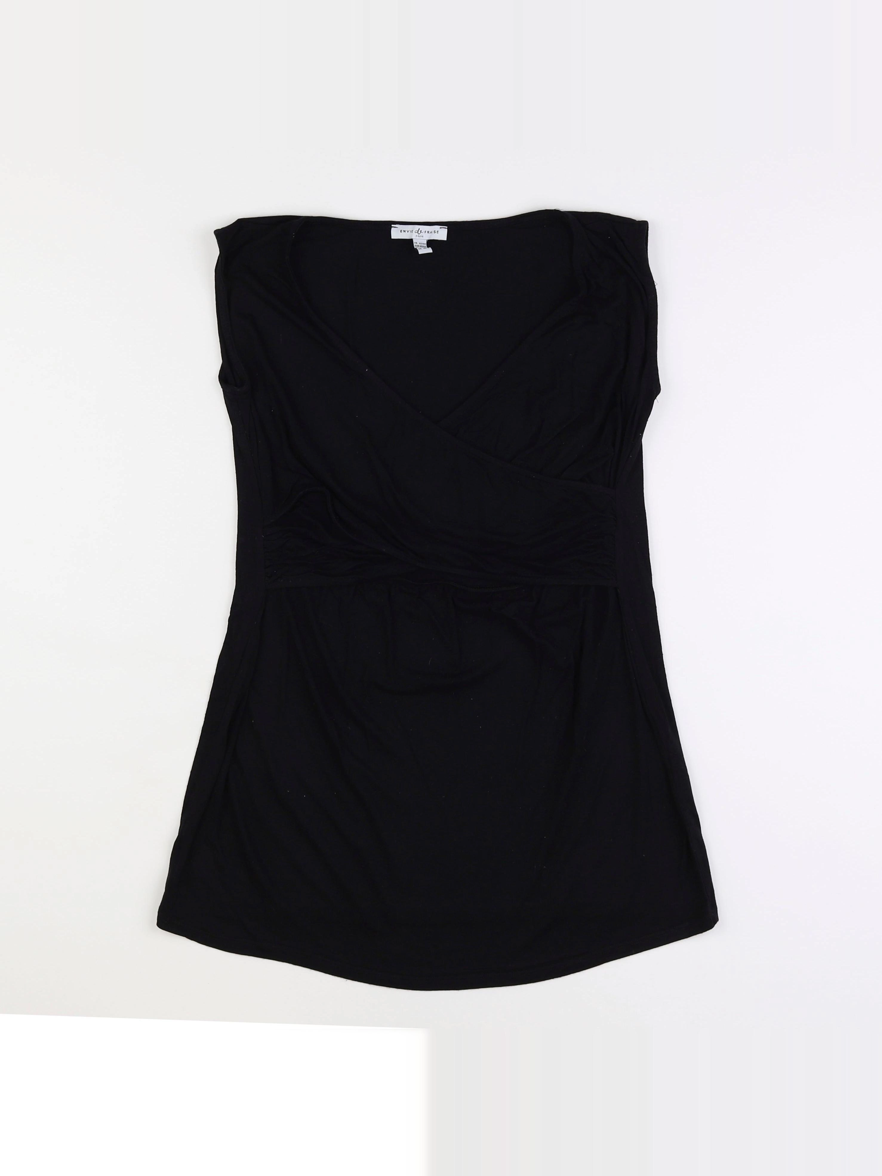 Envie de fraise - tee-shirt allaitement noir - 42 à 44