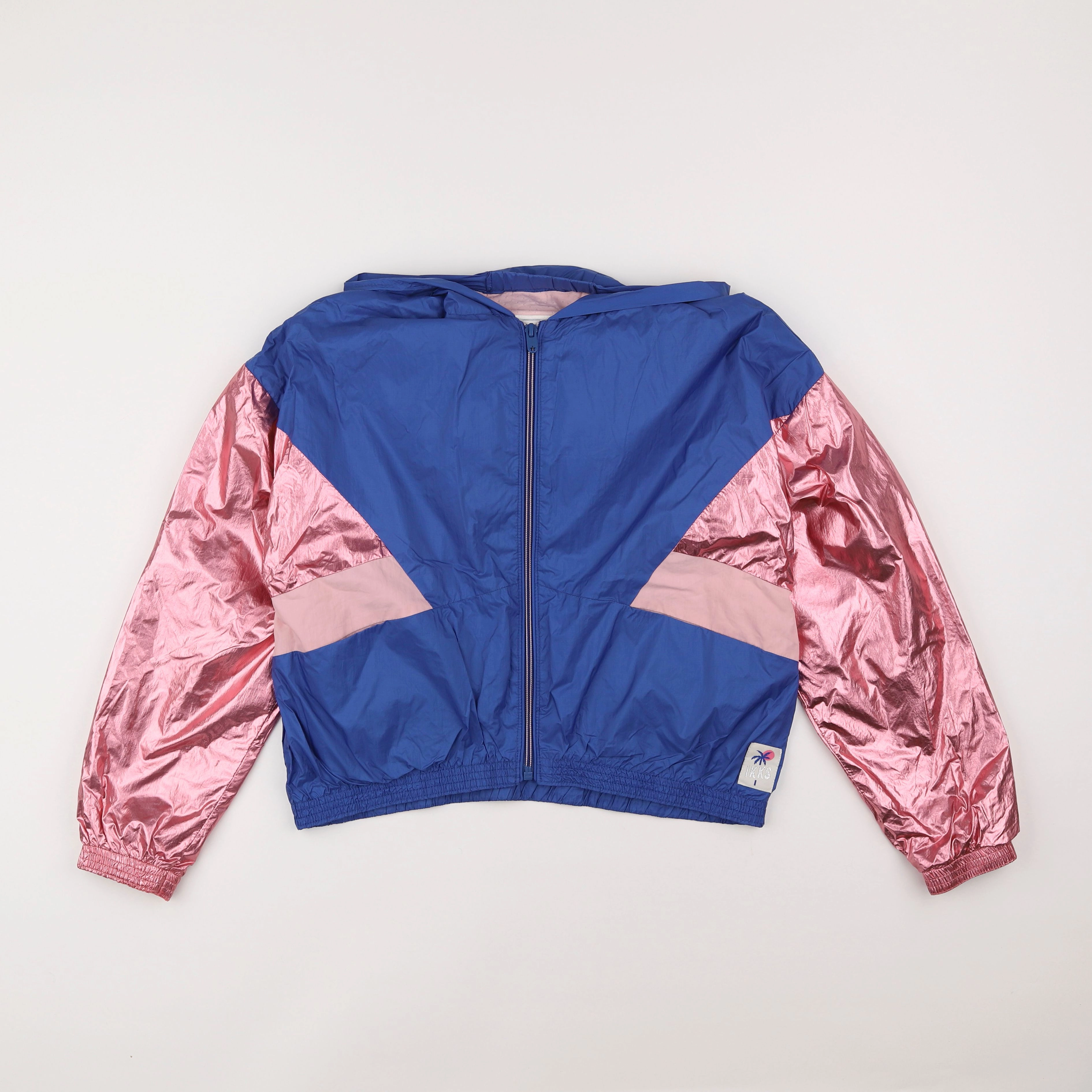 IKKS - coupe-vent bleu, rose - 12 ans