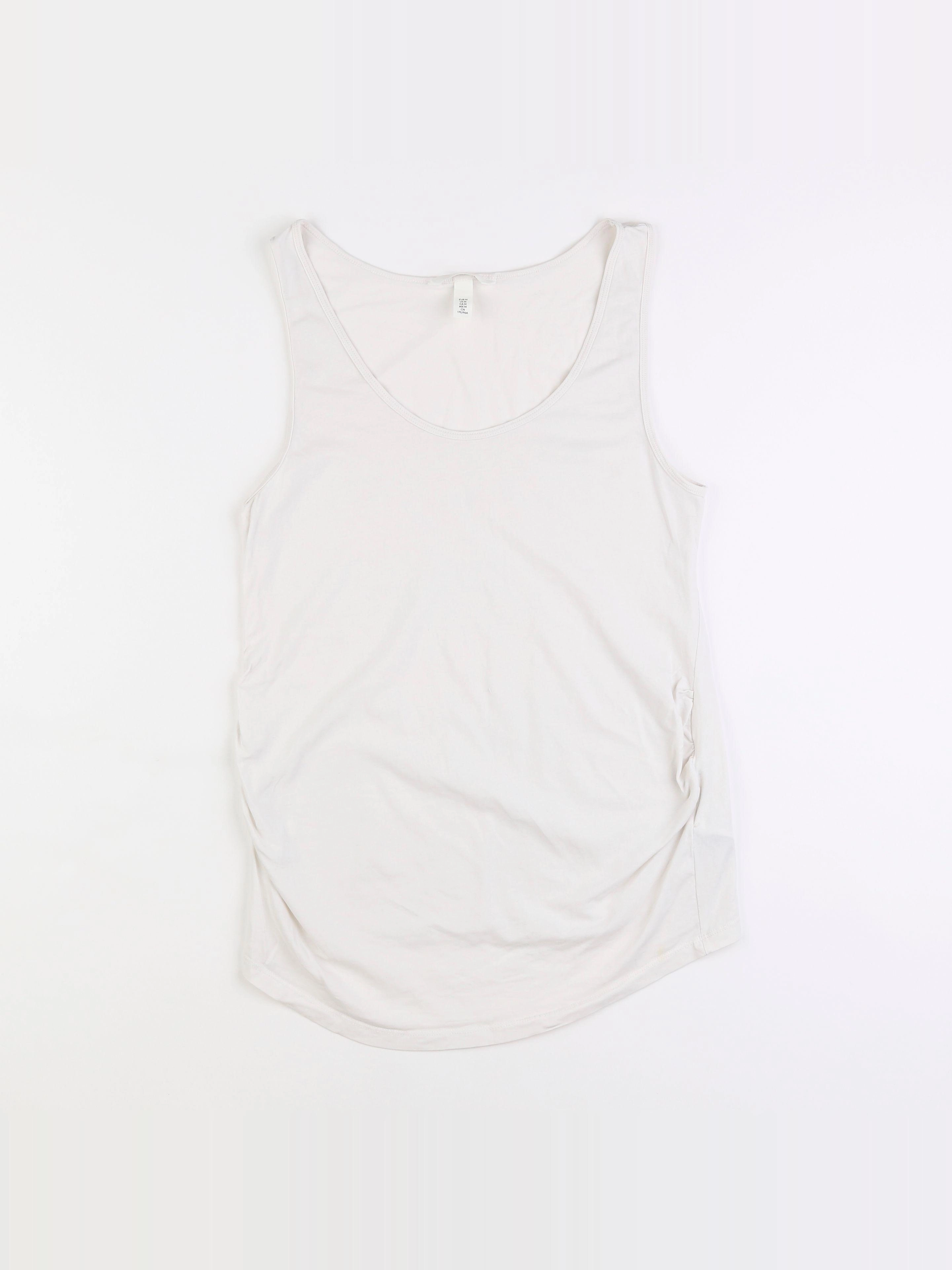 H&M - débardeur grossesse blanc - 38