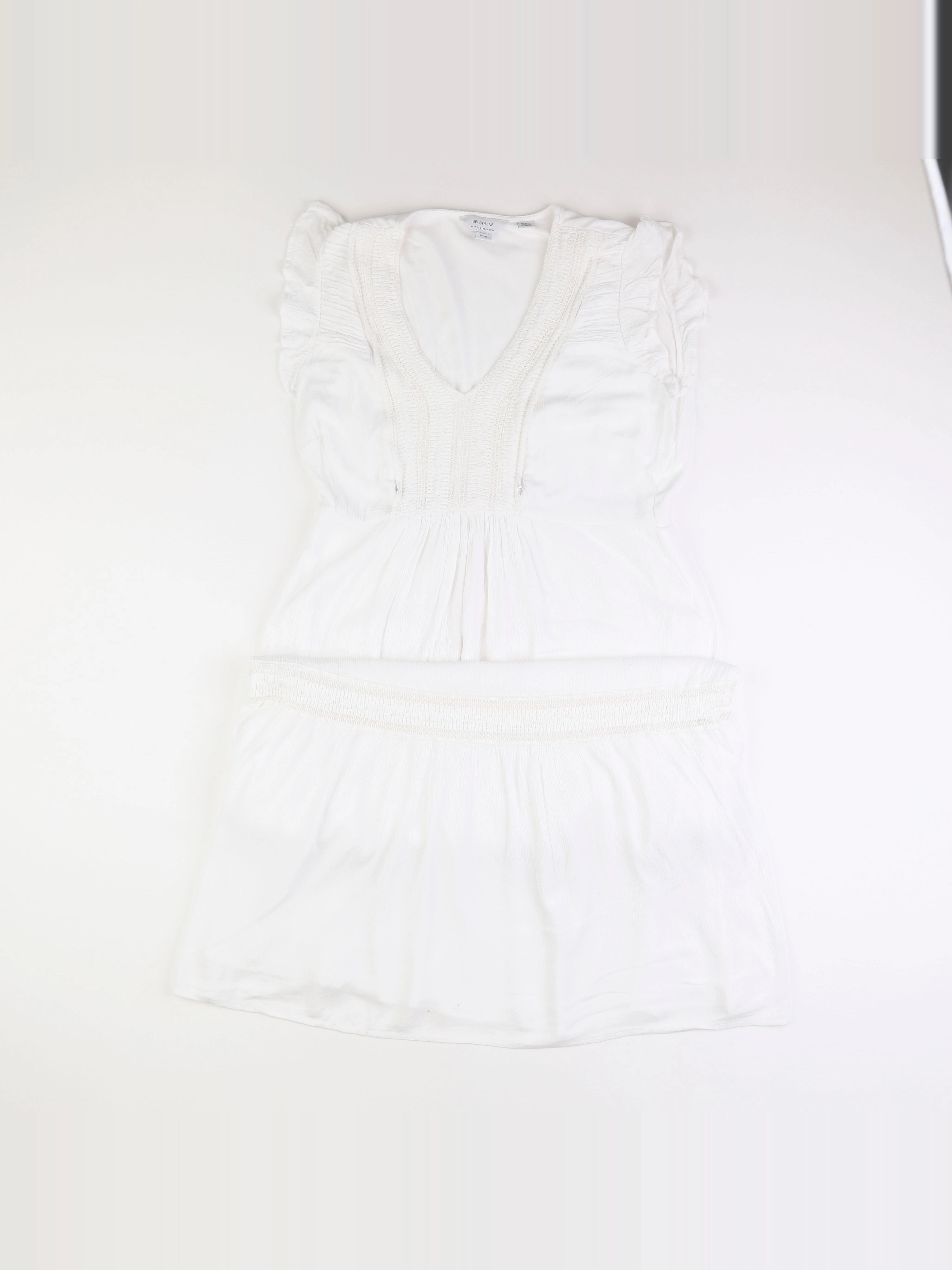 Seraphine - robe allaitement, grossesse blanc - 42
