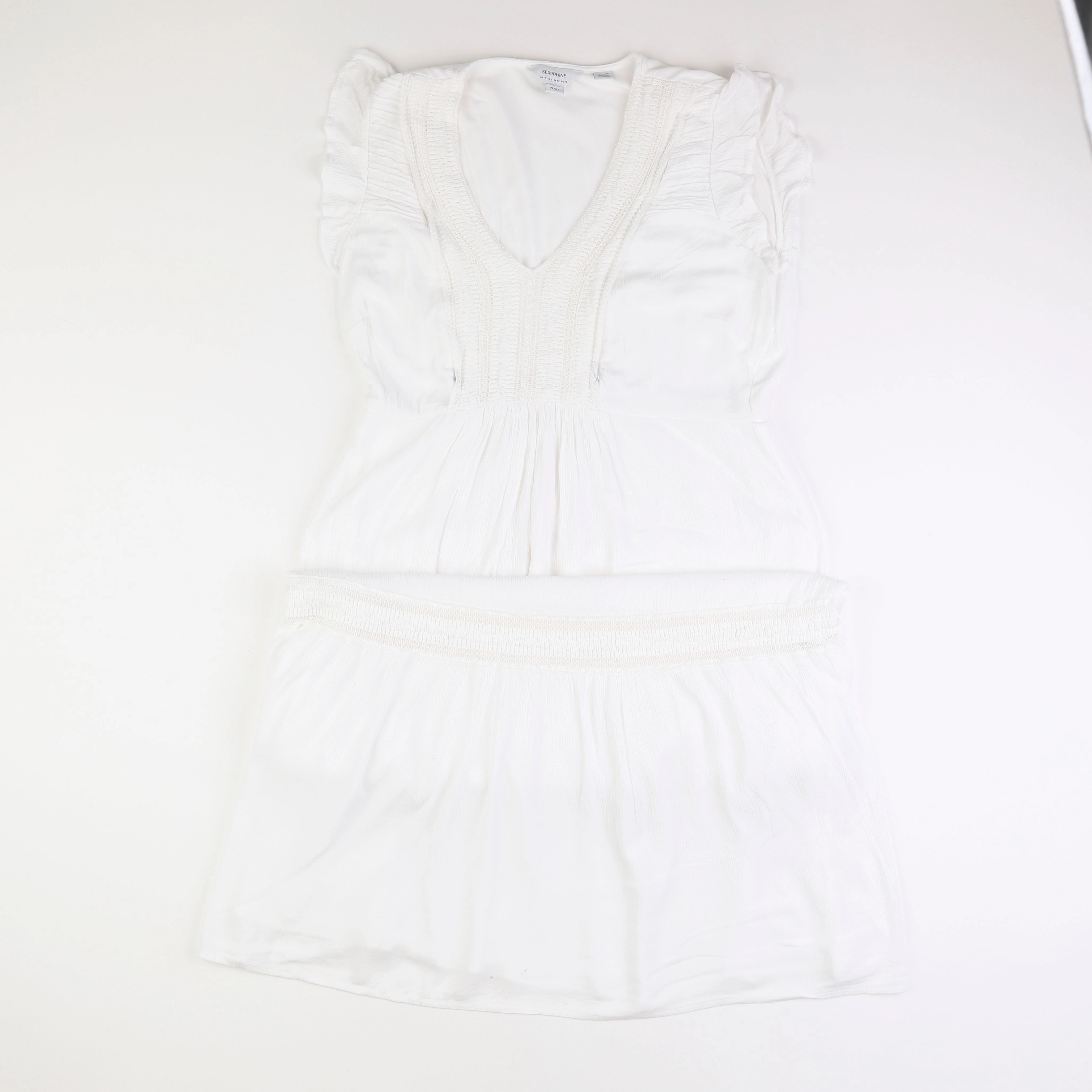 Seraphine - robe allaitement, grossesse blanc - 42