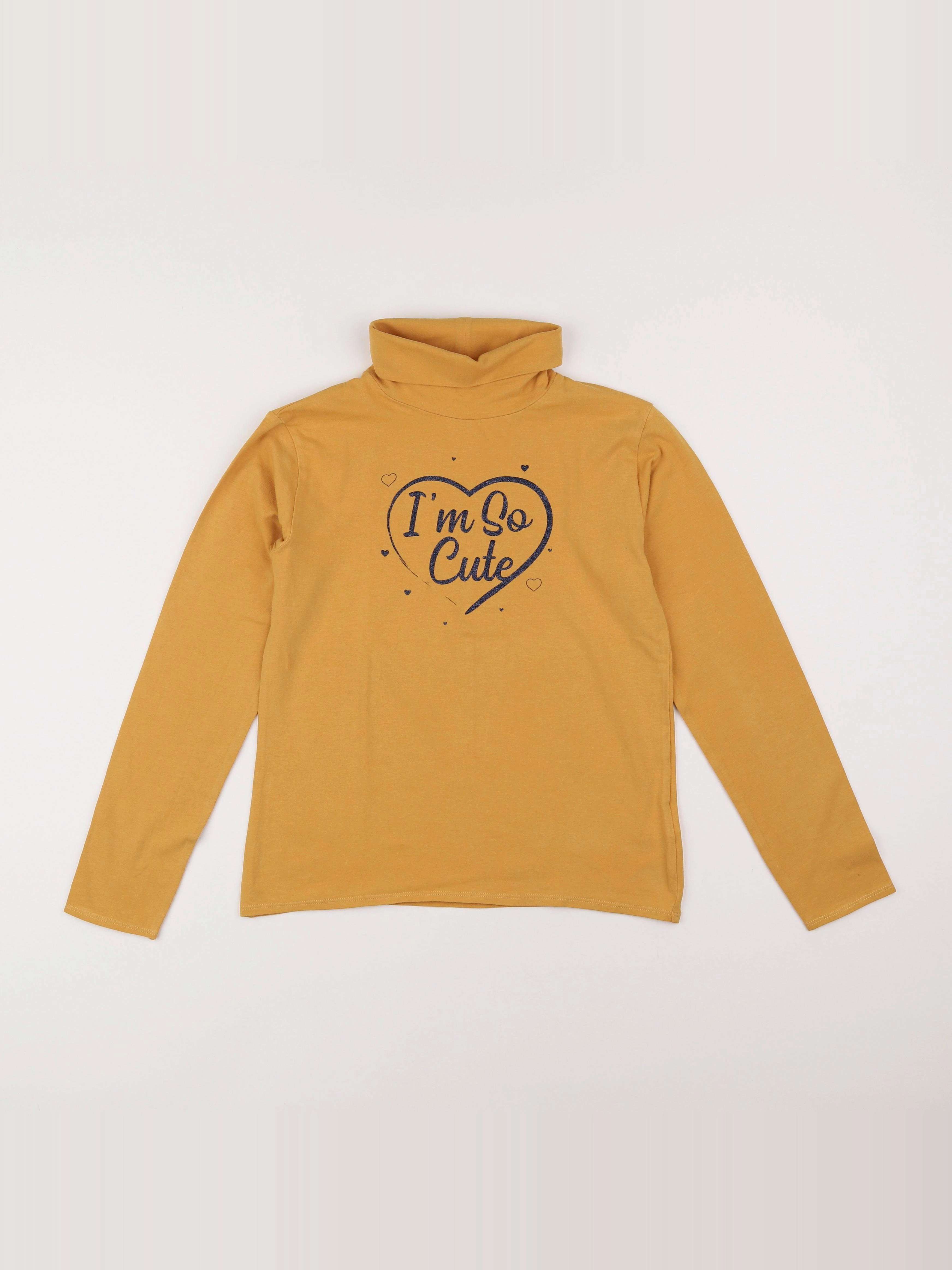 Vertbaudet - tee-shirt jaune - 12 ans
