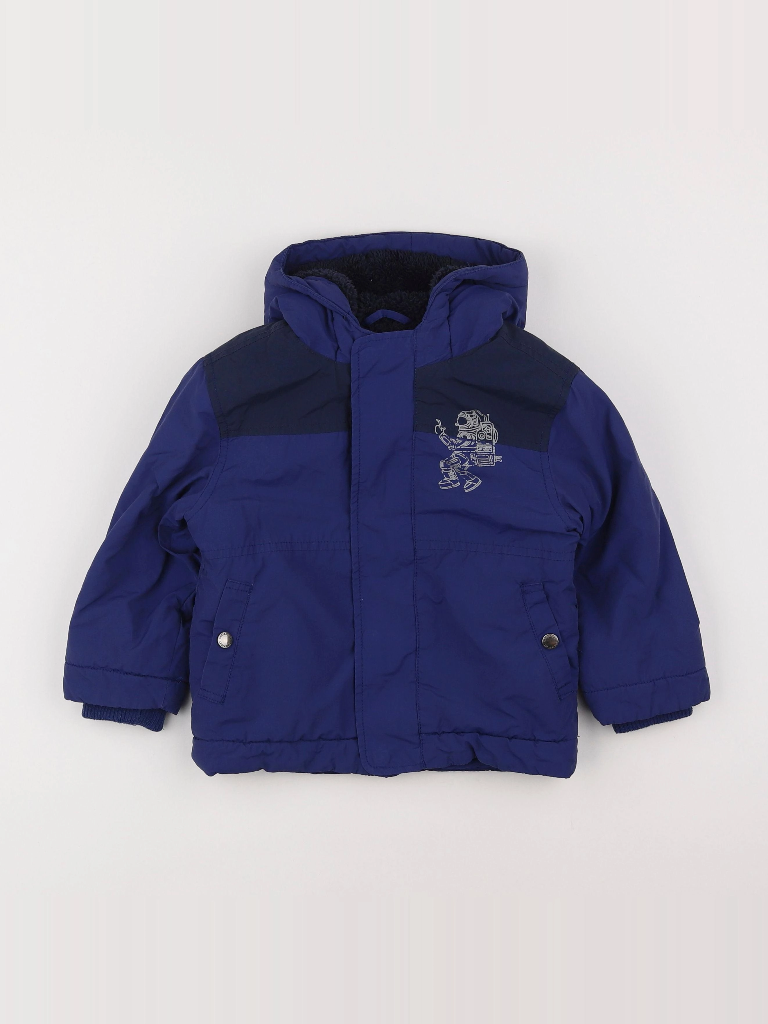 Vertbaudet - doudoune bleu - 3 ans