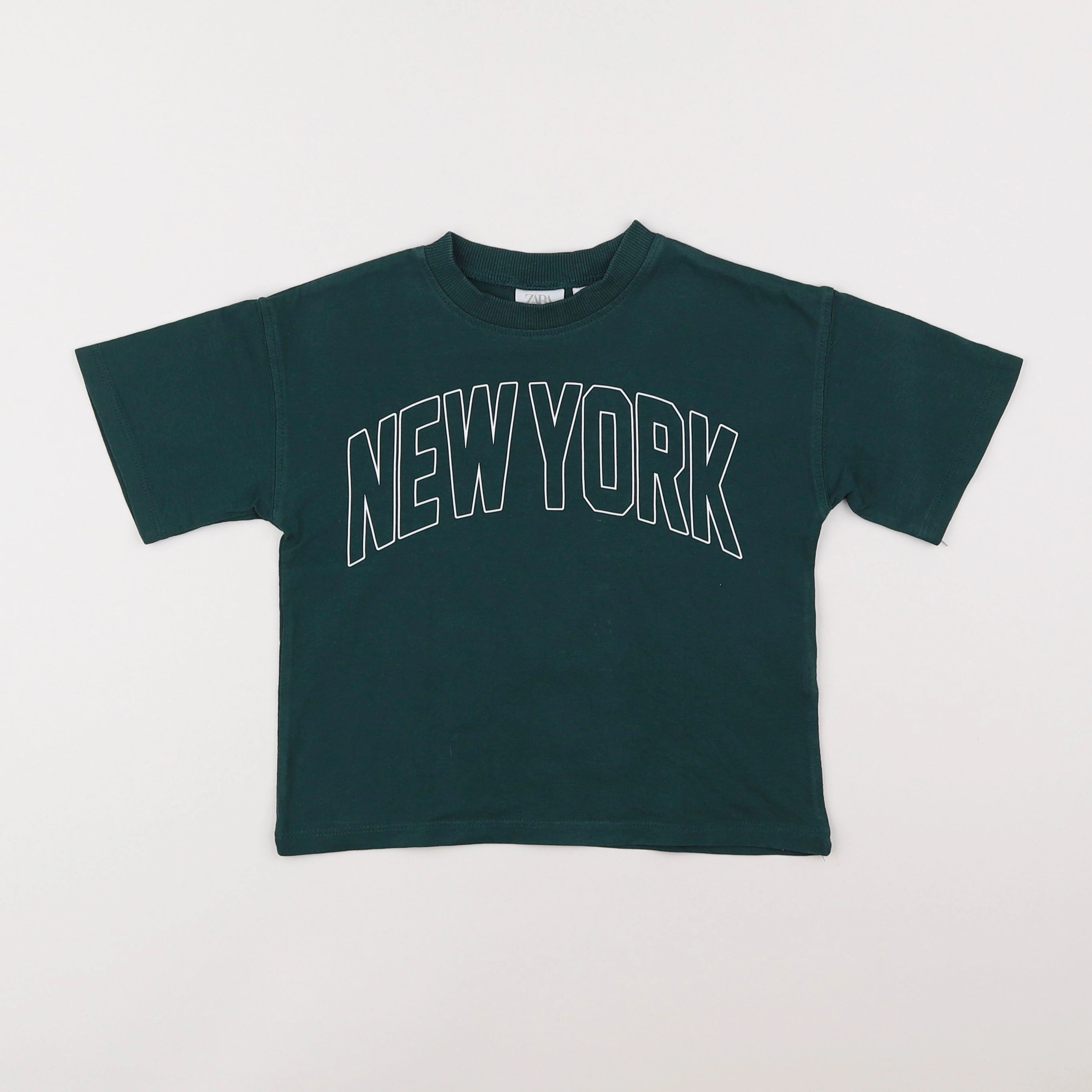 Zara - tee-shirt vert - 18 mois à 2 ans