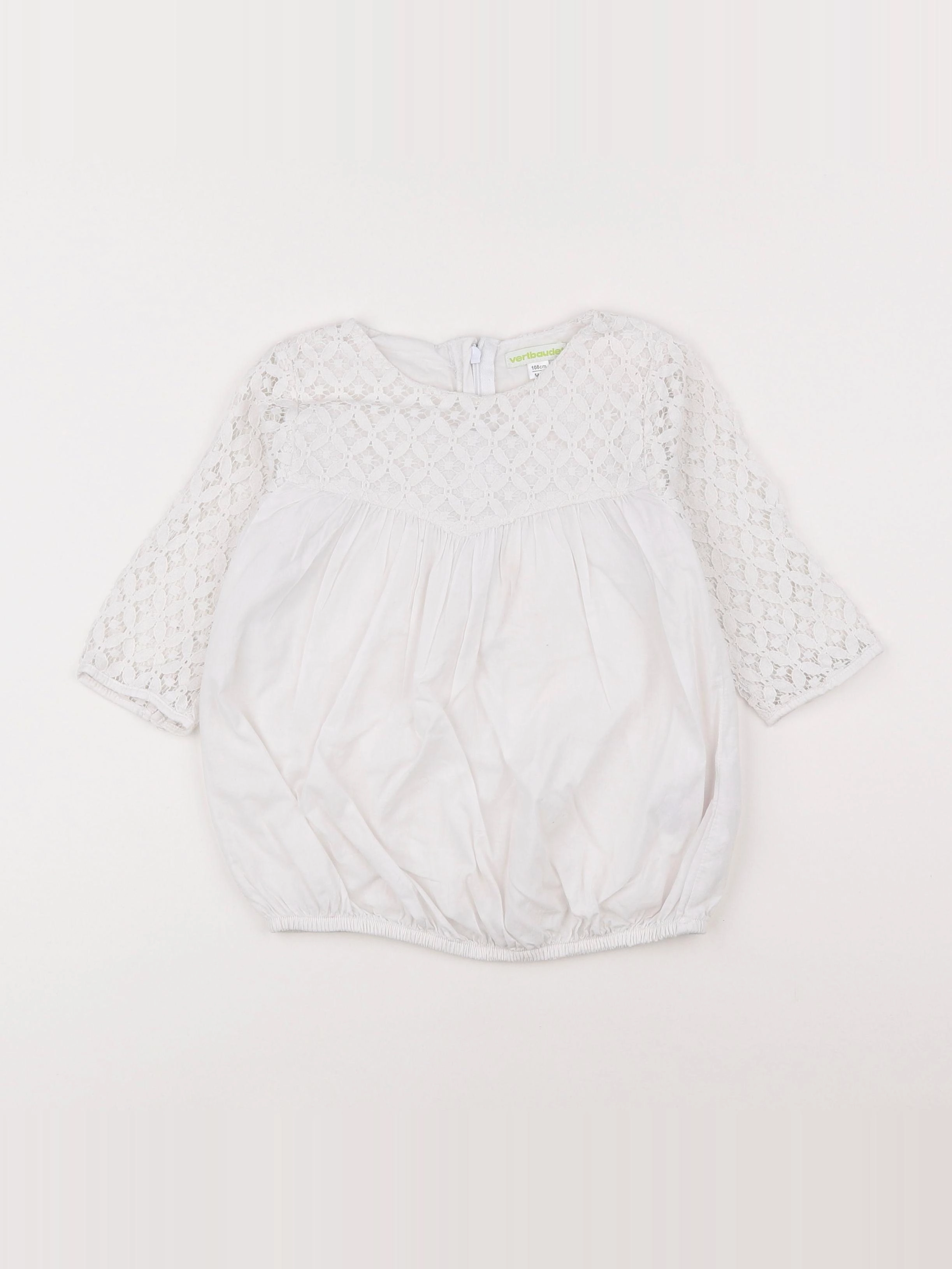 Vertbaudet - robe blanc - 5 ans