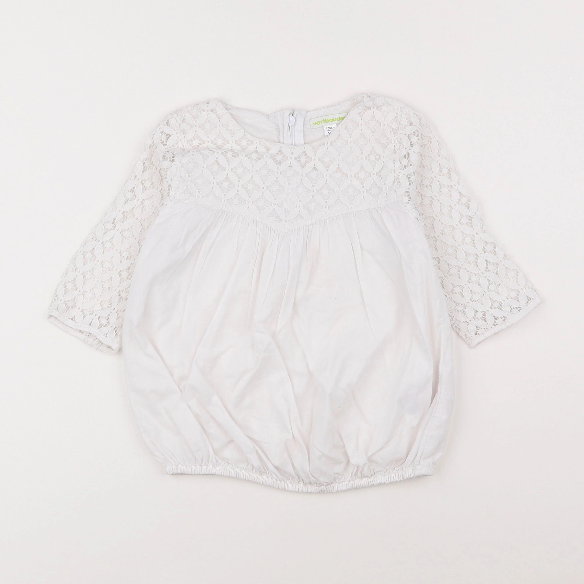 Vertbaudet - robe blanc - 5 ans