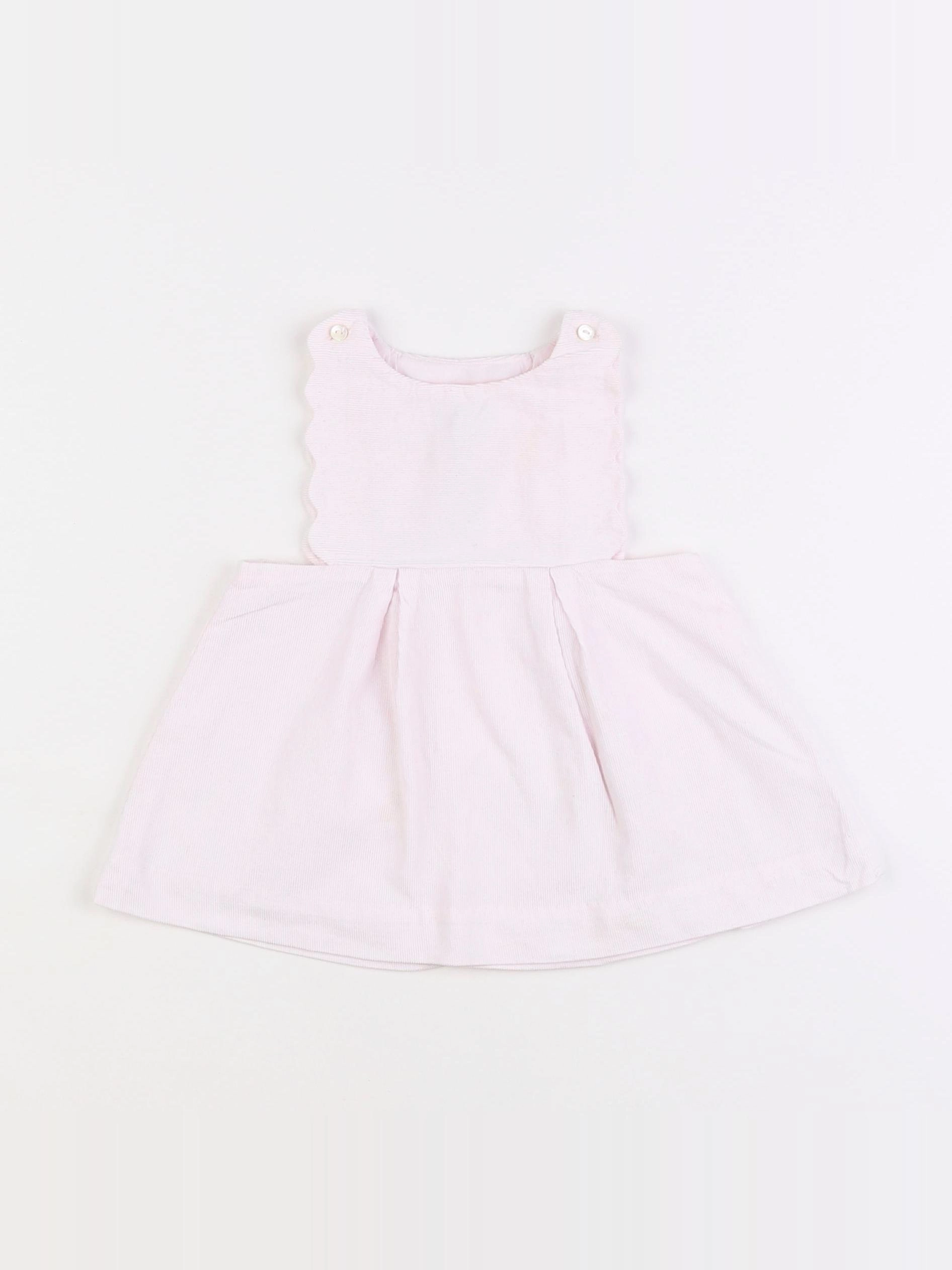 Jacadi - robe rose - 6 mois