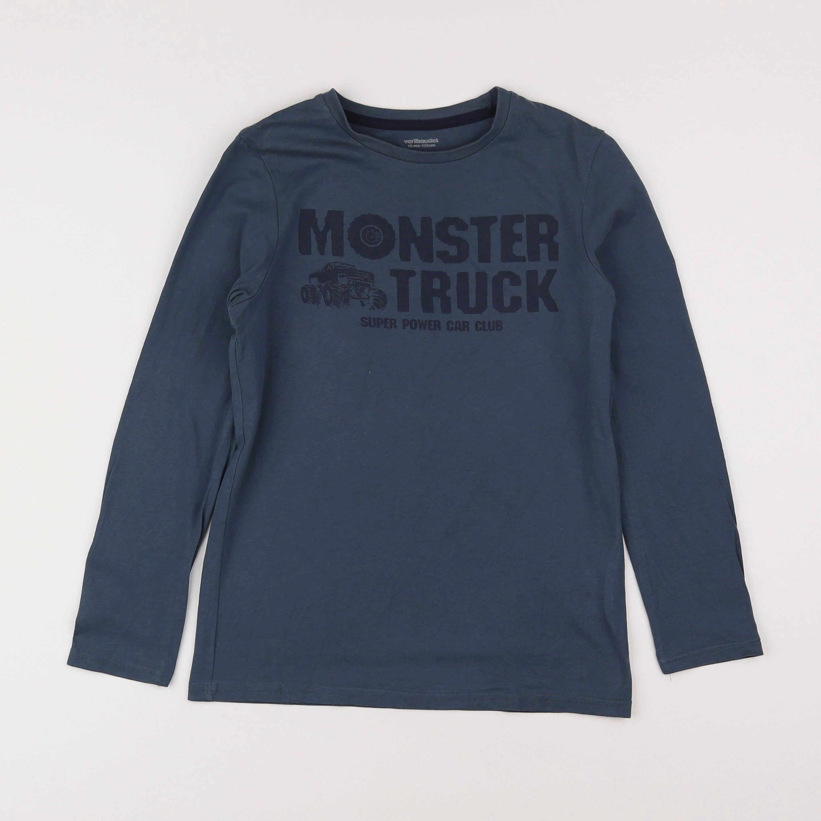 Vertbaudet - tee-shirt bleu - 12 ans