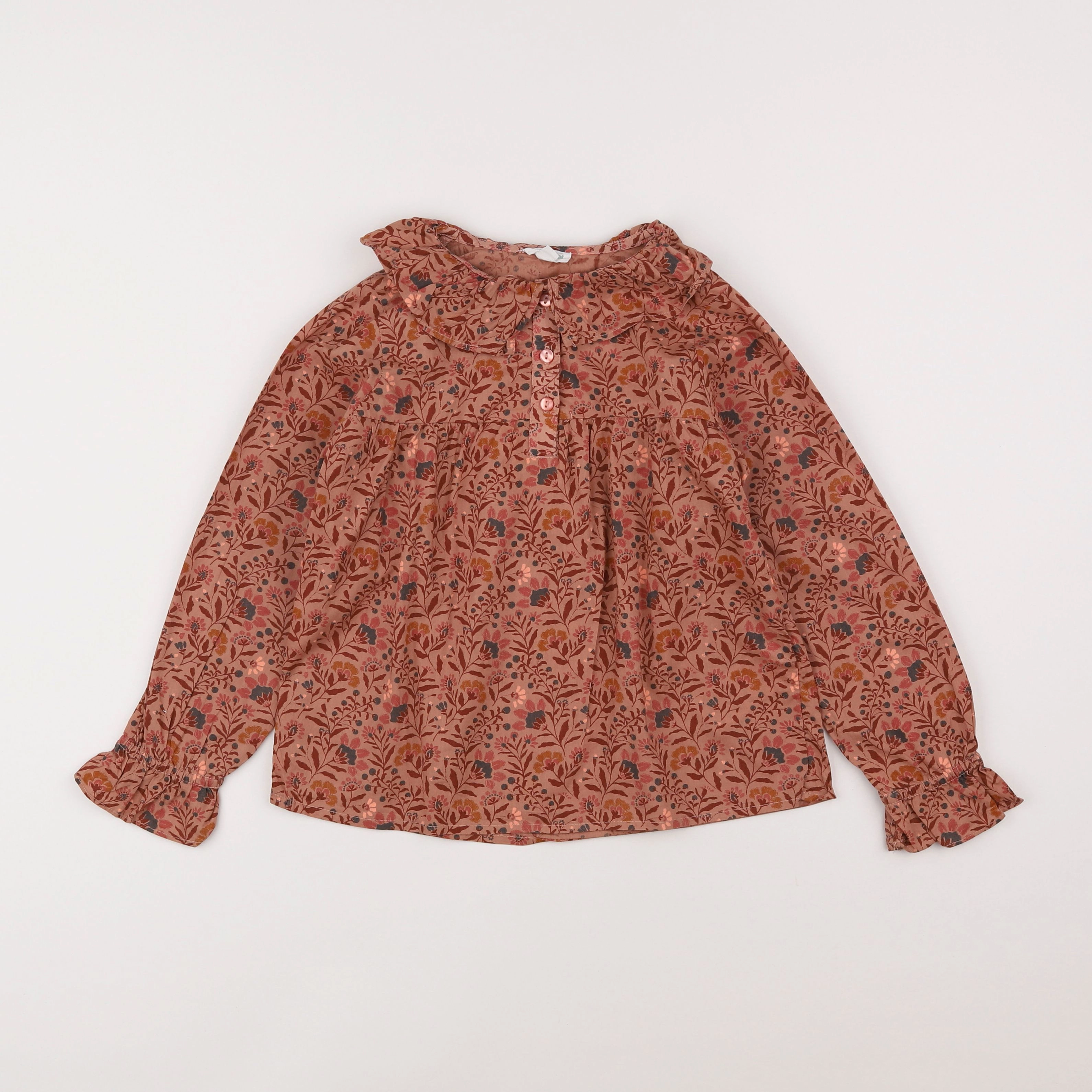 Vertbaudet - blouse multicolore - 7 ans