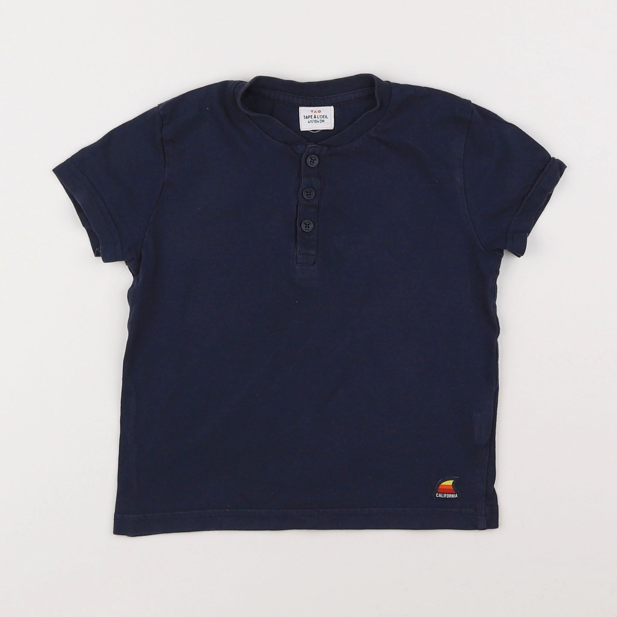 Tape à l'oeil - tee-shirt bleu - 4 ans