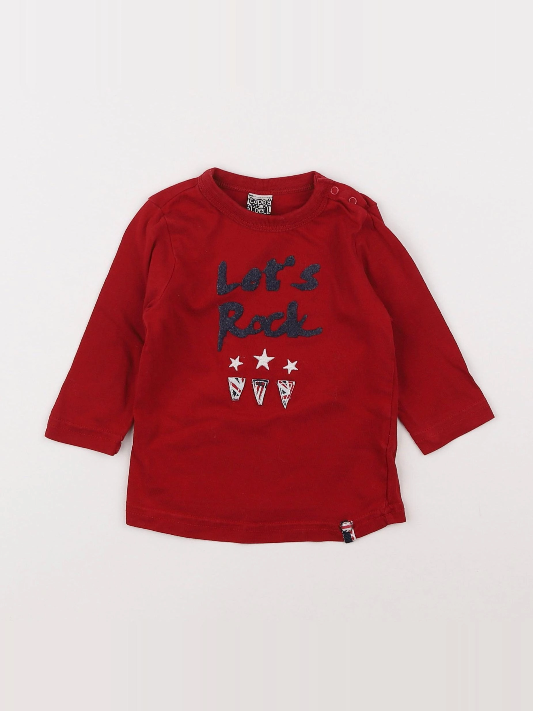 Tape à l'oeil - tee-shirt rouge - 9 mois