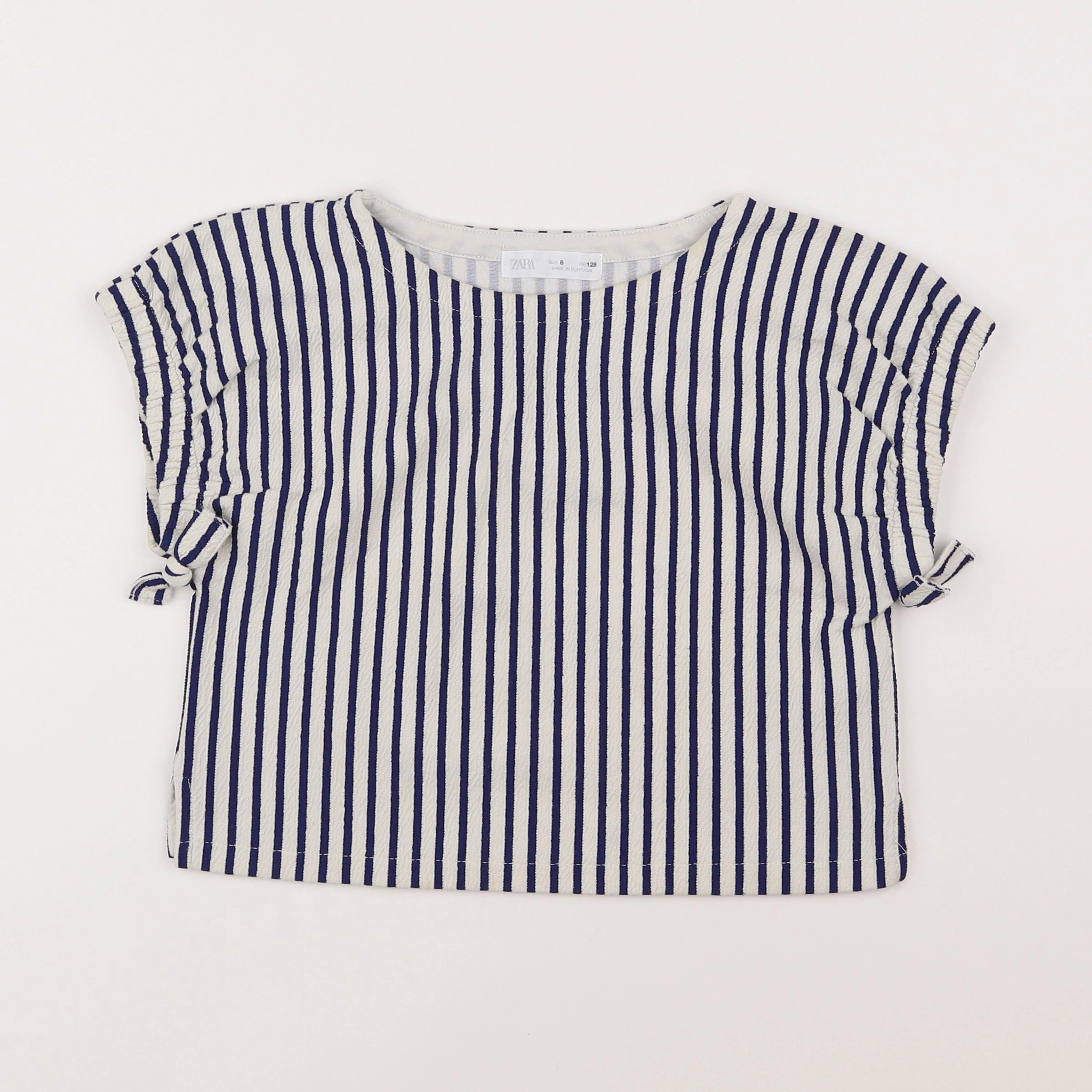 Zara - blouse bleu - 8 ans