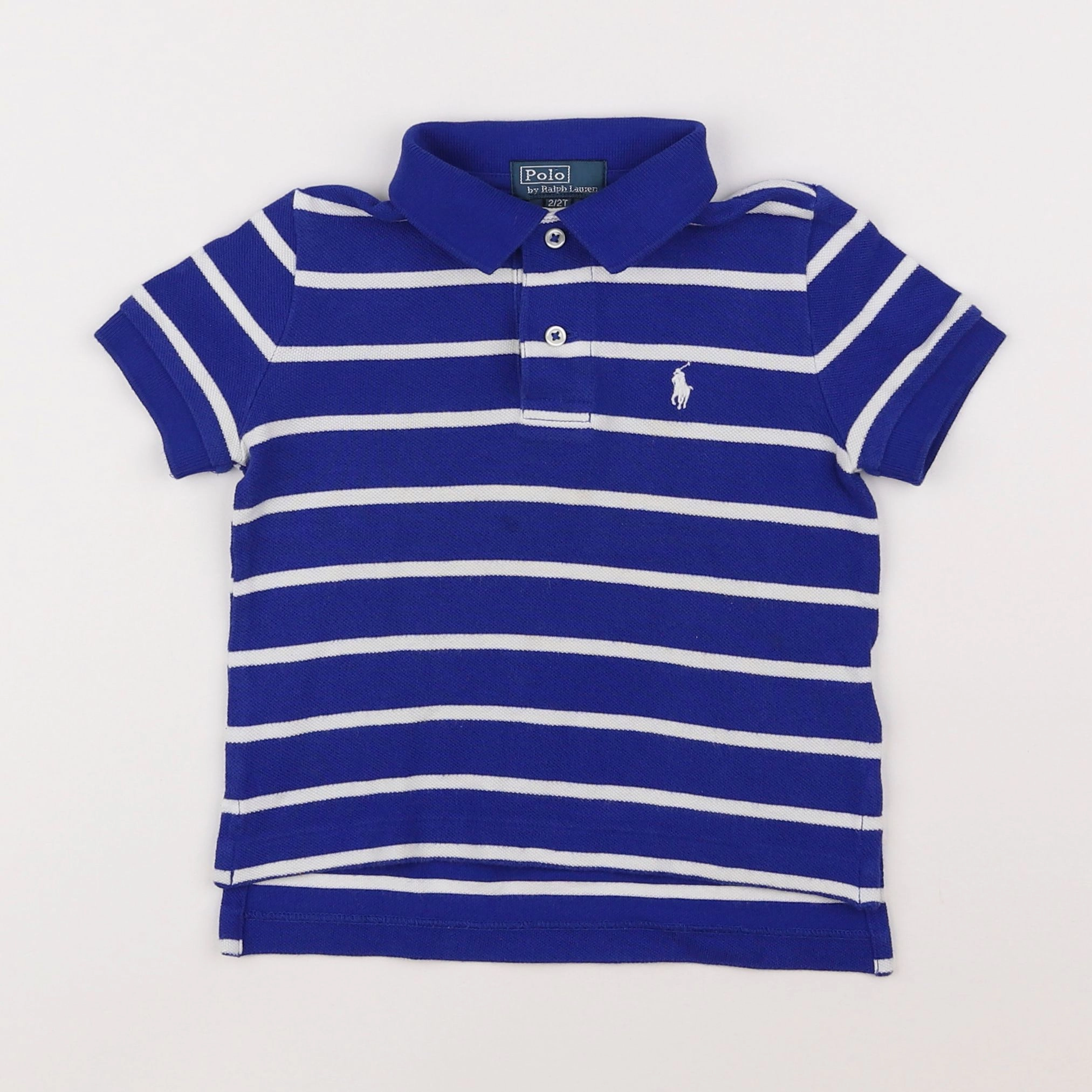 Ralph Lauren - polo bleu - 2 ans