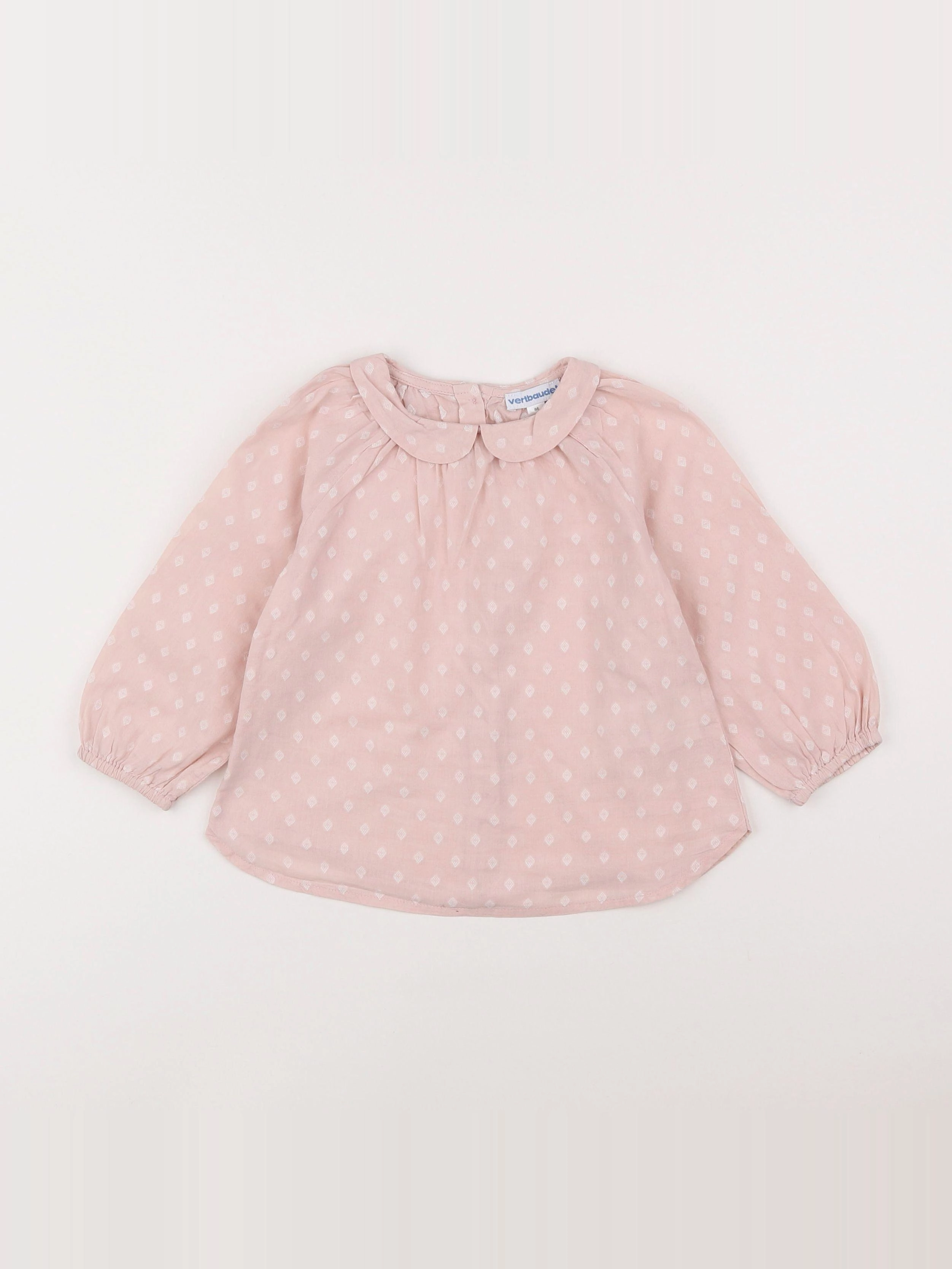 Vertbaudet - blouse rose - 2 ans