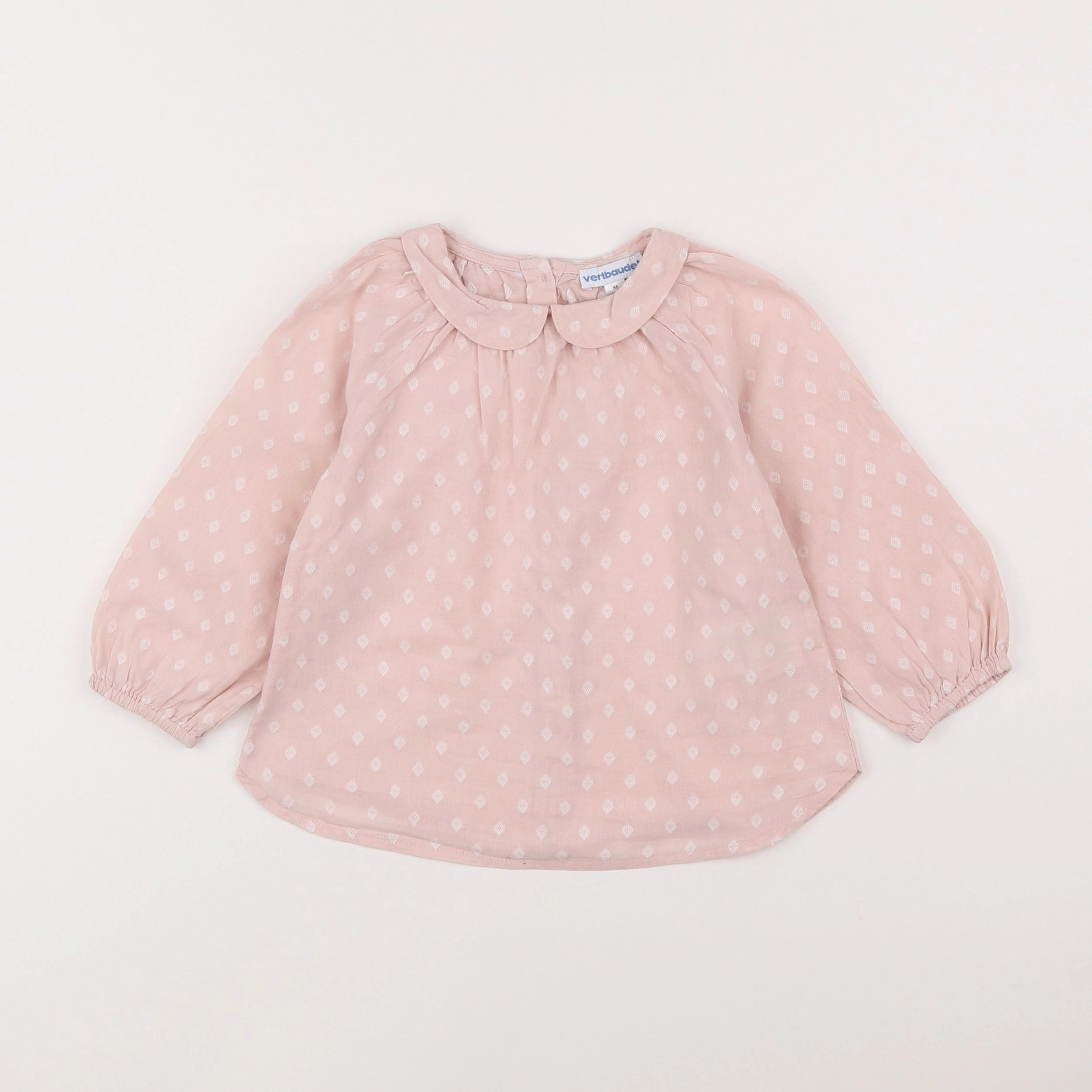 Vertbaudet - blouse rose - 2 ans