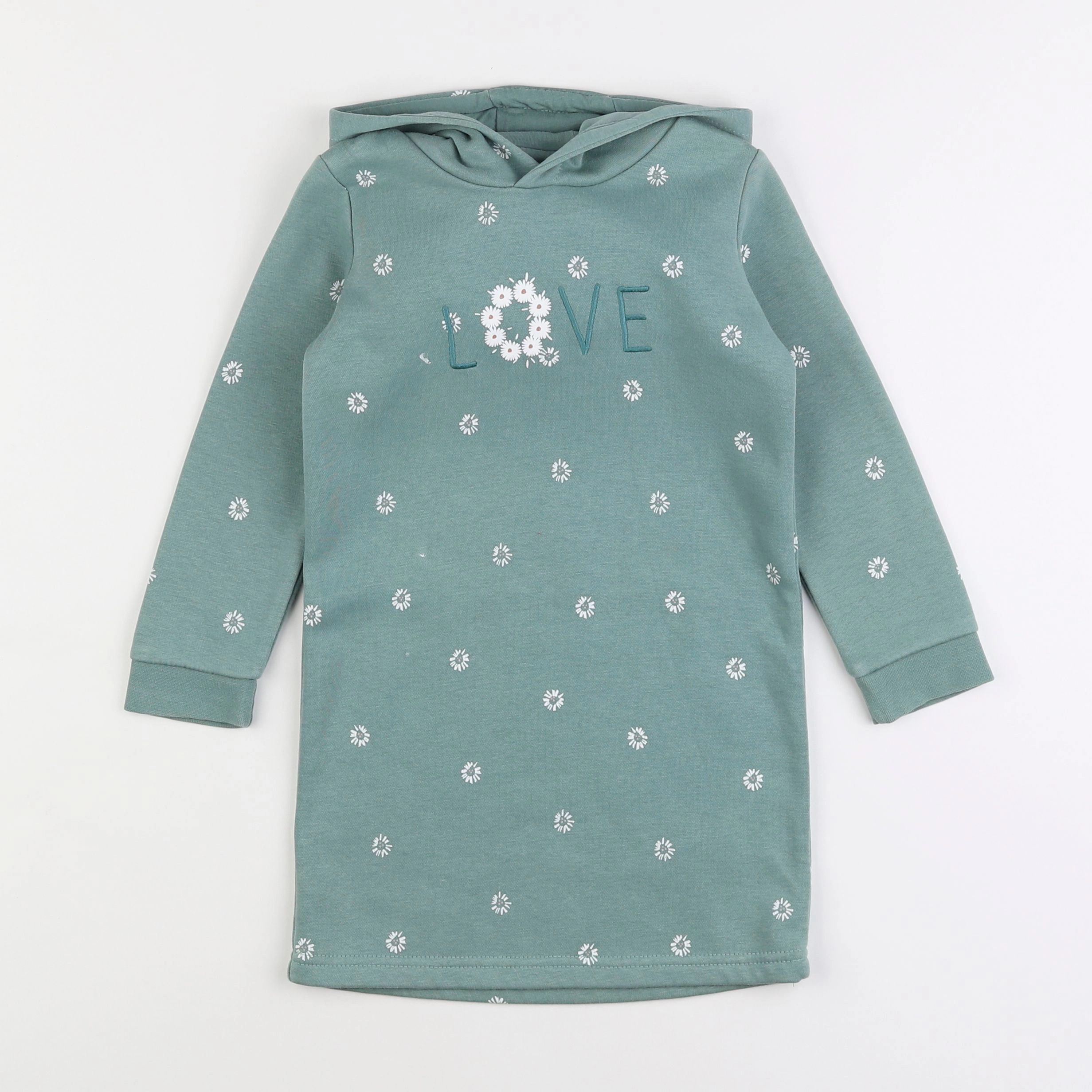 Vertbaudet - robe vert - 4 ans