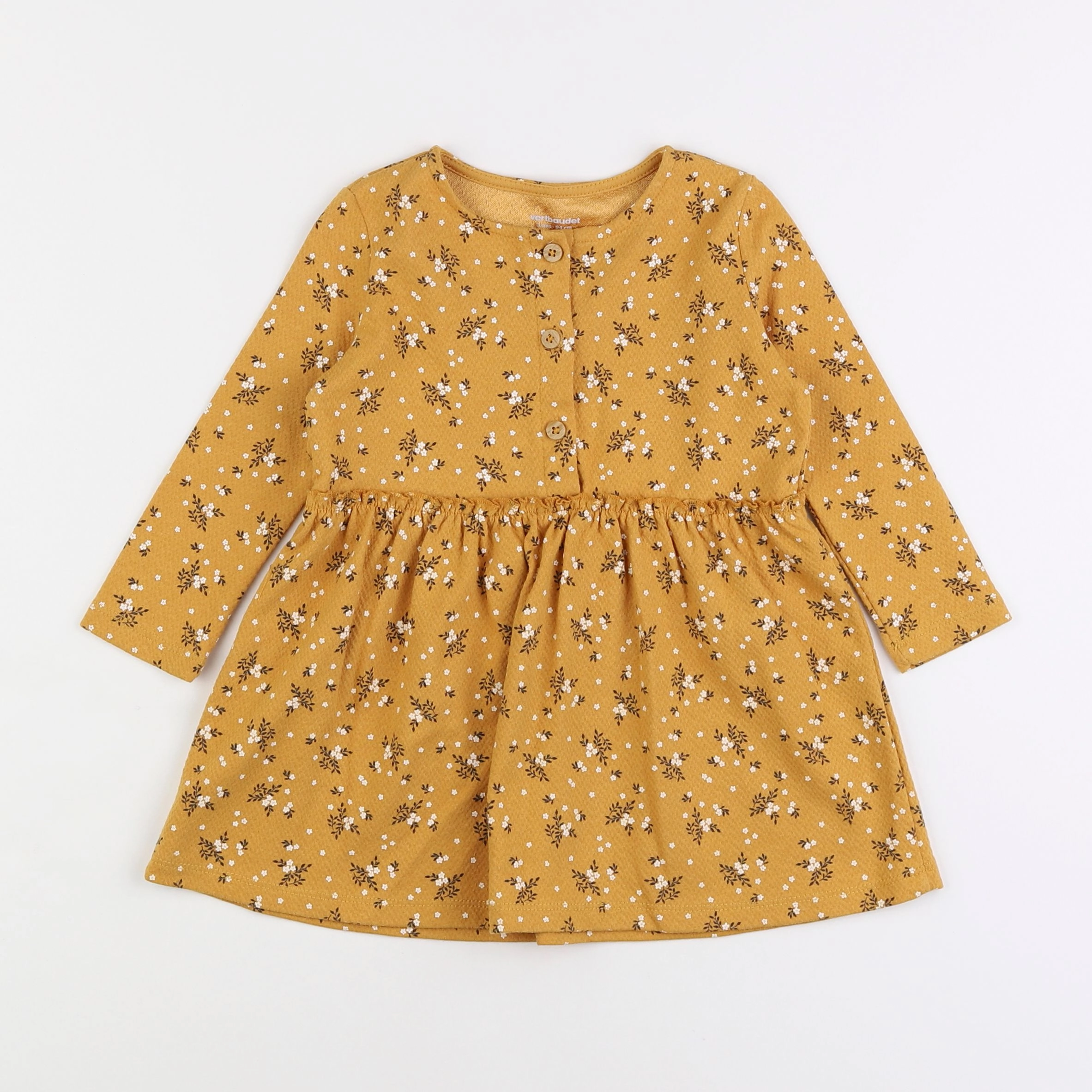 Vertbaudet - robe jaune - 3 ans