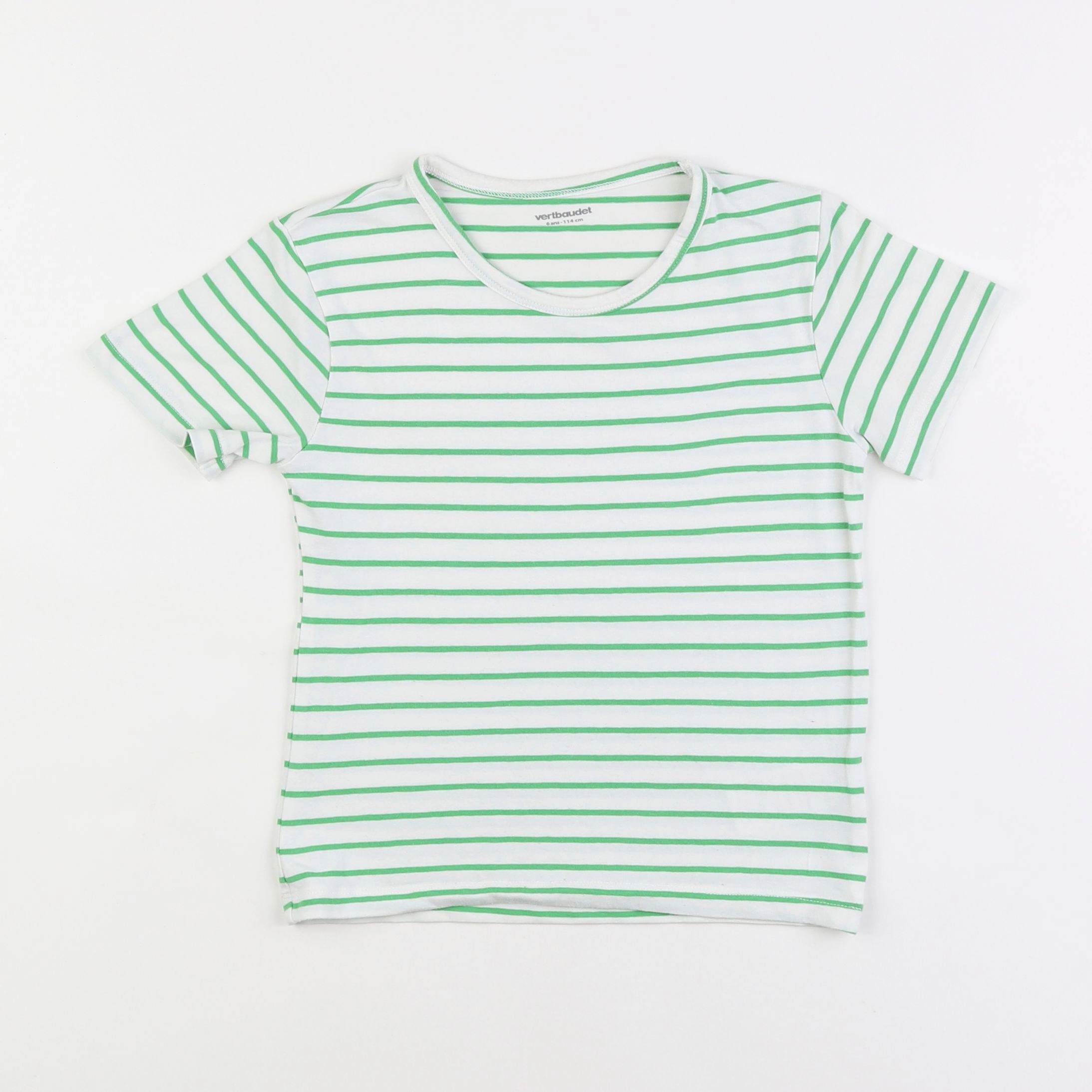 Vertbaudet - maillot de corps vert - 6 ans