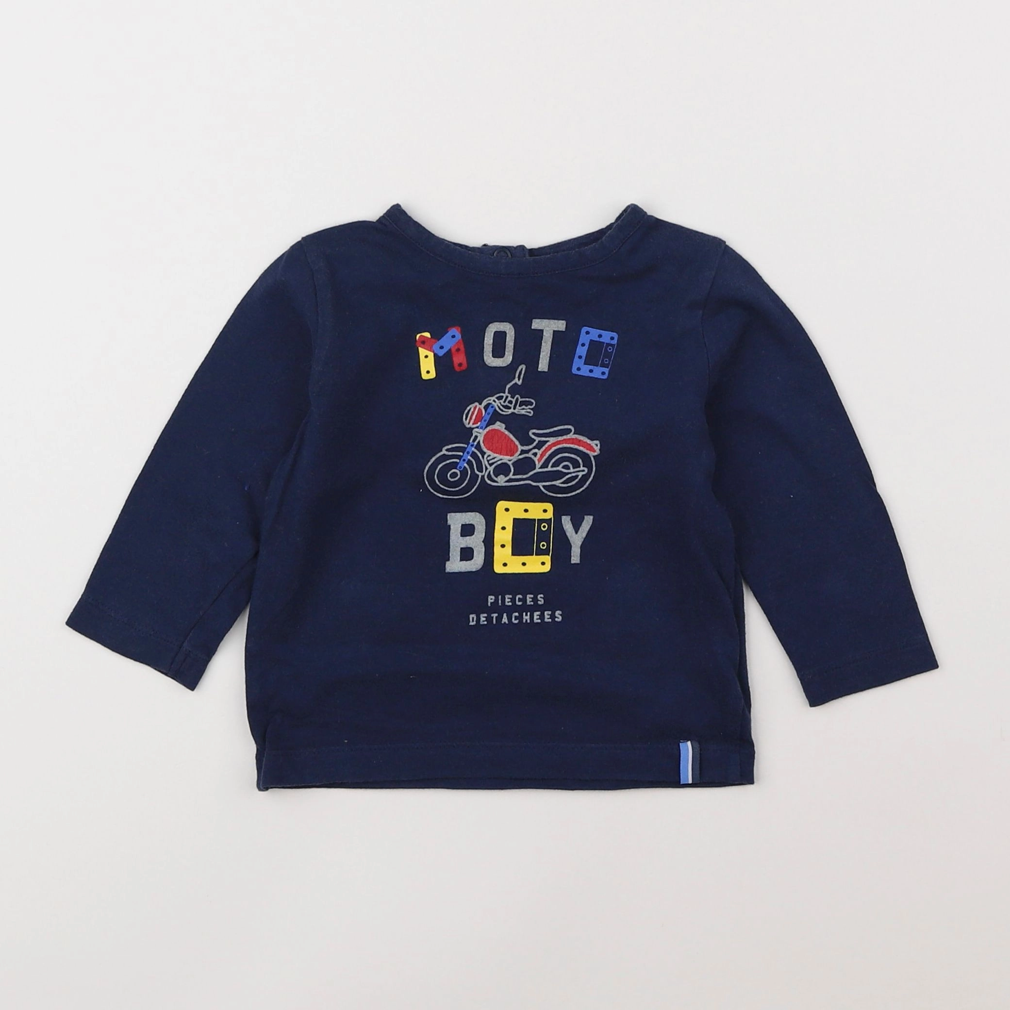 Cadet Rousselle - tee-shirt bleu - 6 mois