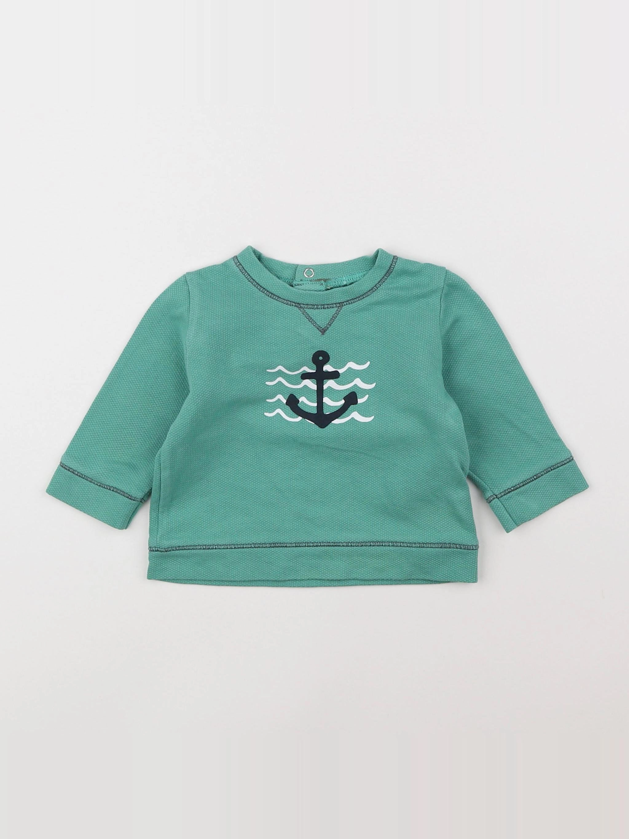 Absorba - sweat vert - 6 mois