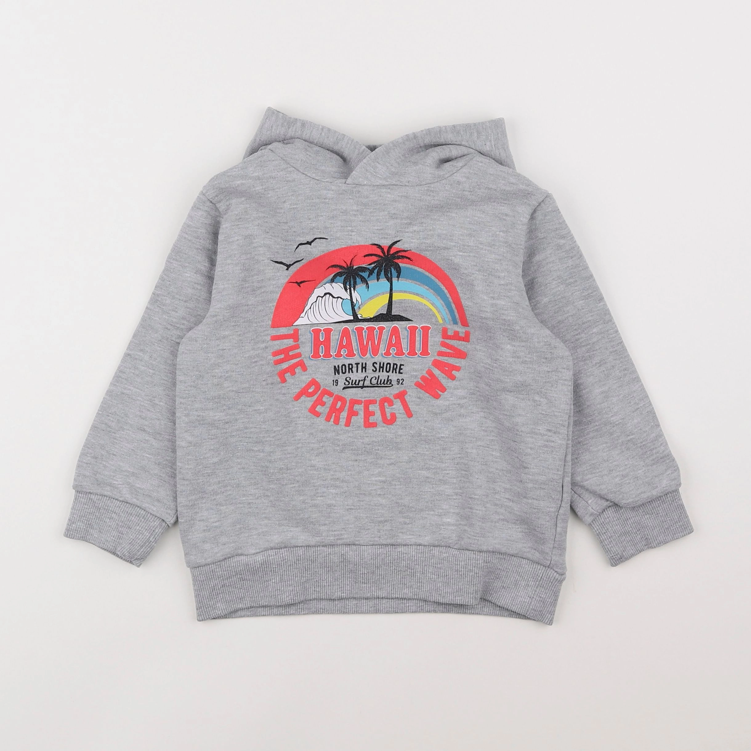 Vertbaudet - sweat gris - 4 ans