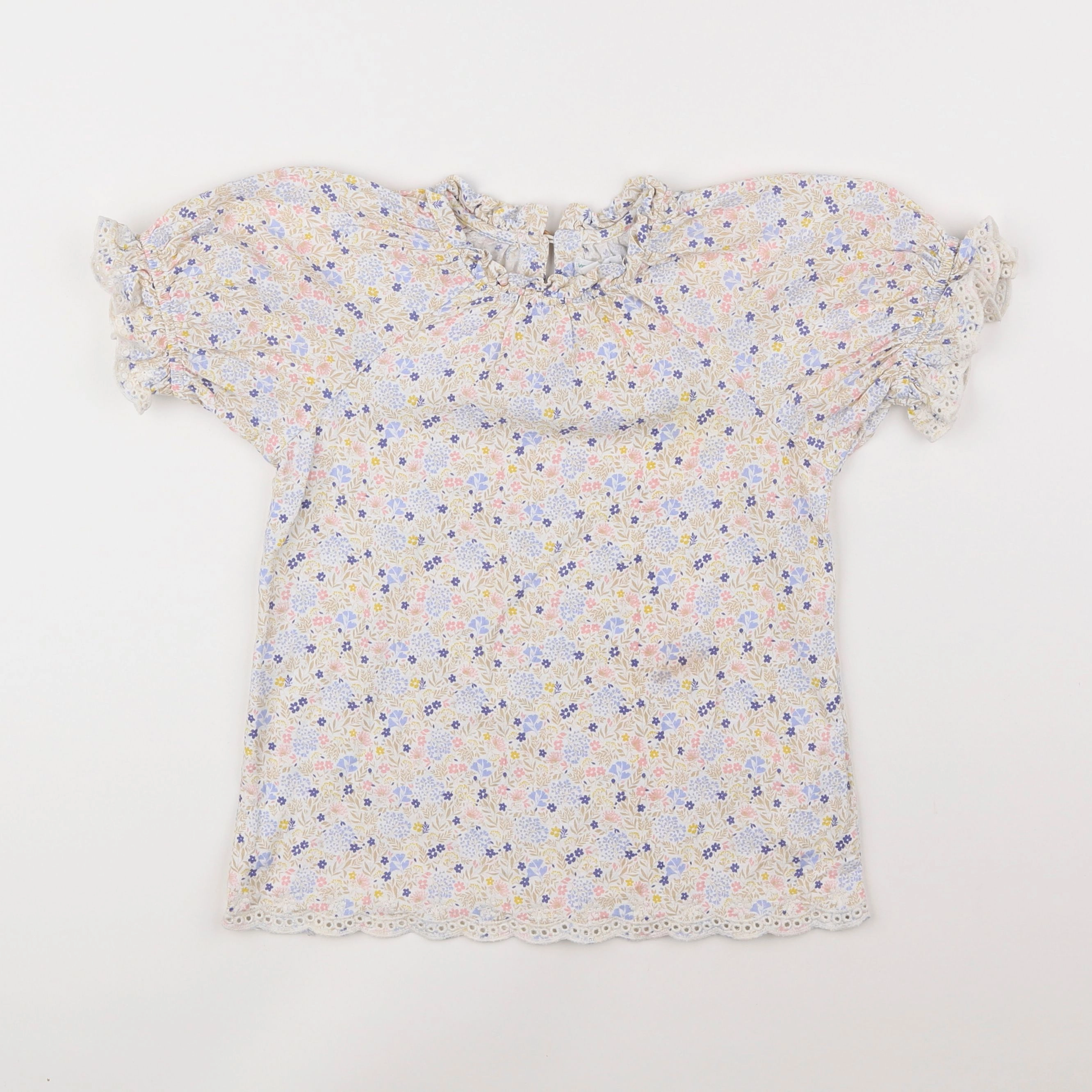 Vertbaudet - blouse multicolore - 8 ans