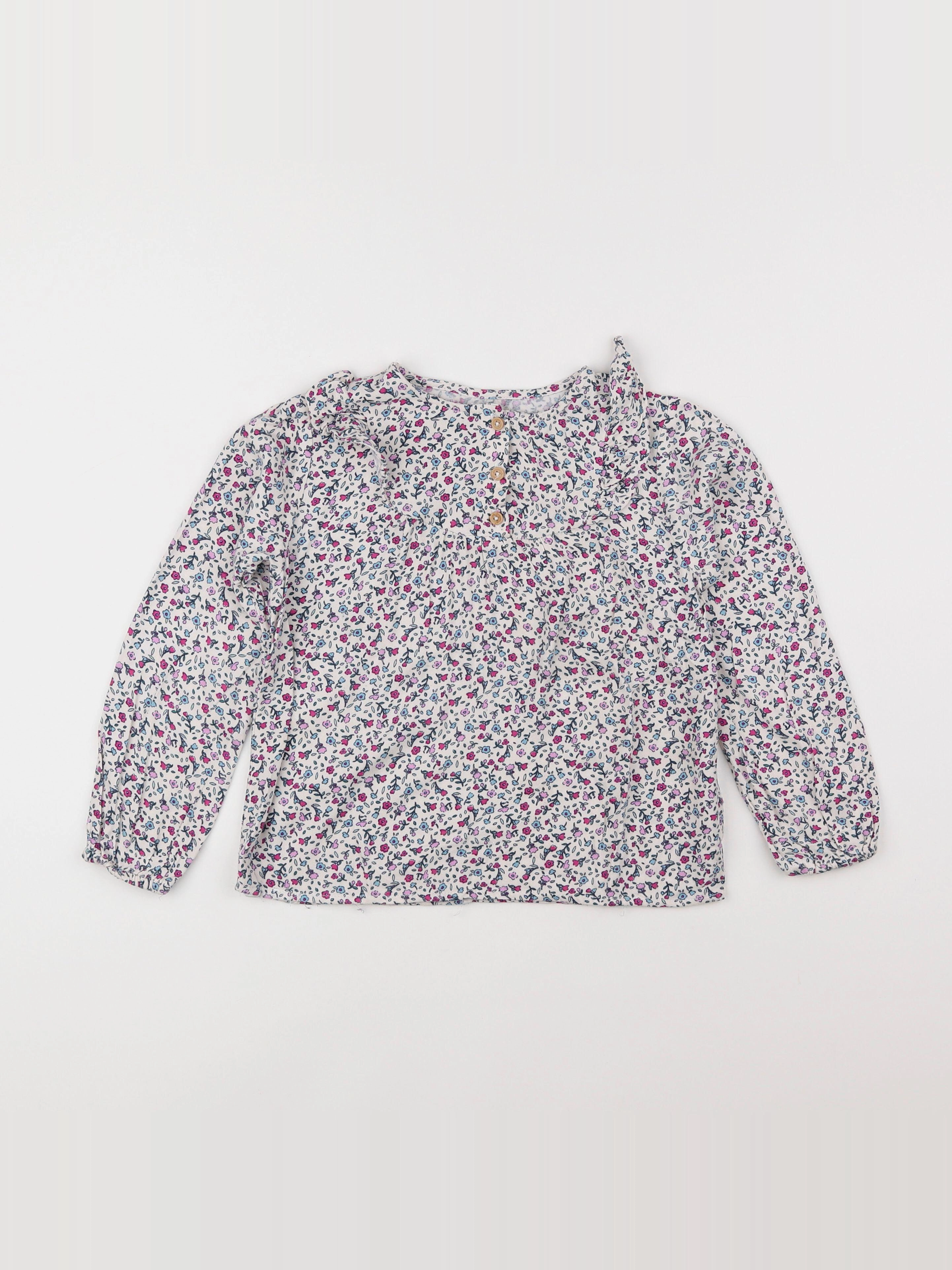 Vertbaudet - blouse multicolore - 7 ans
