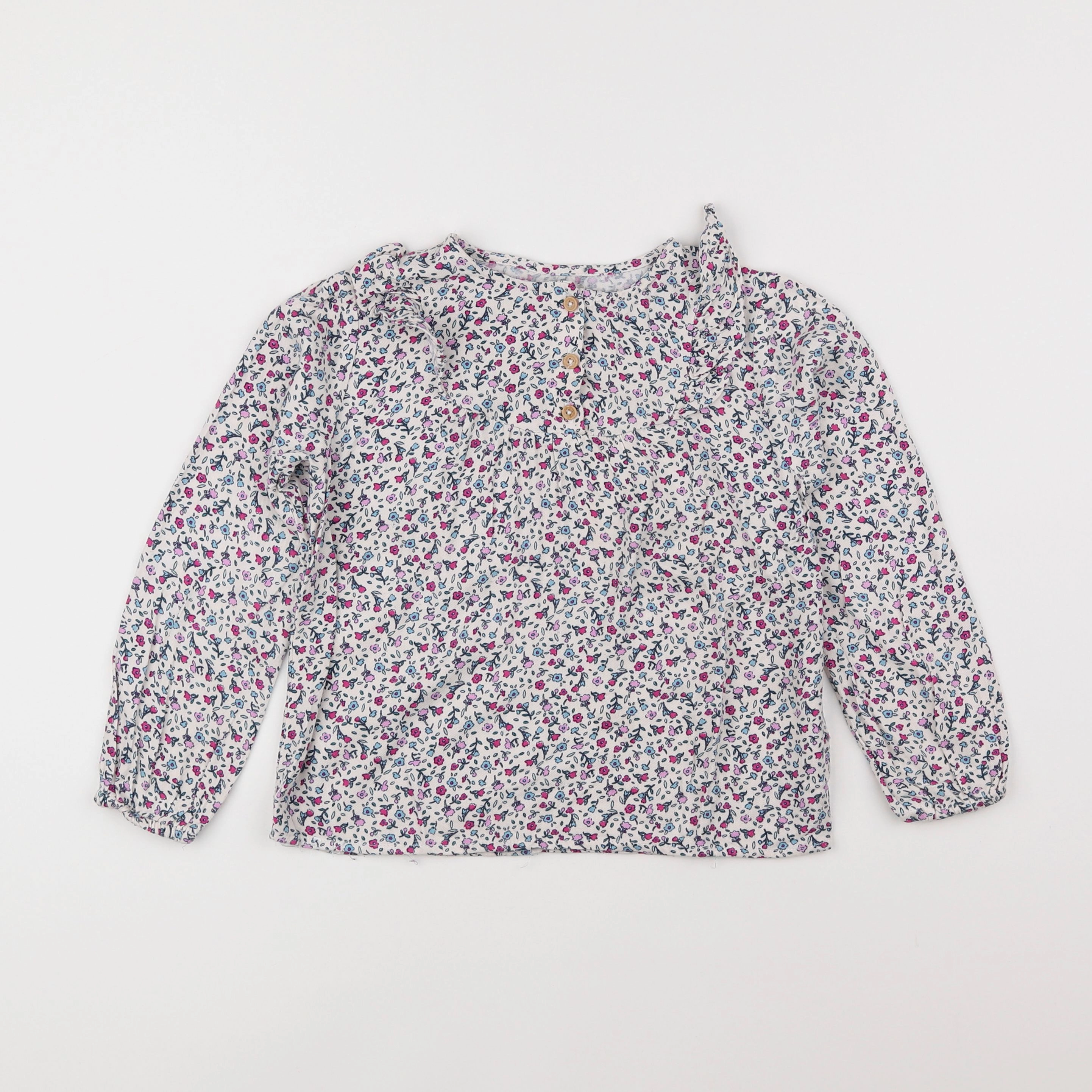 Vertbaudet - blouse multicolore - 7 ans