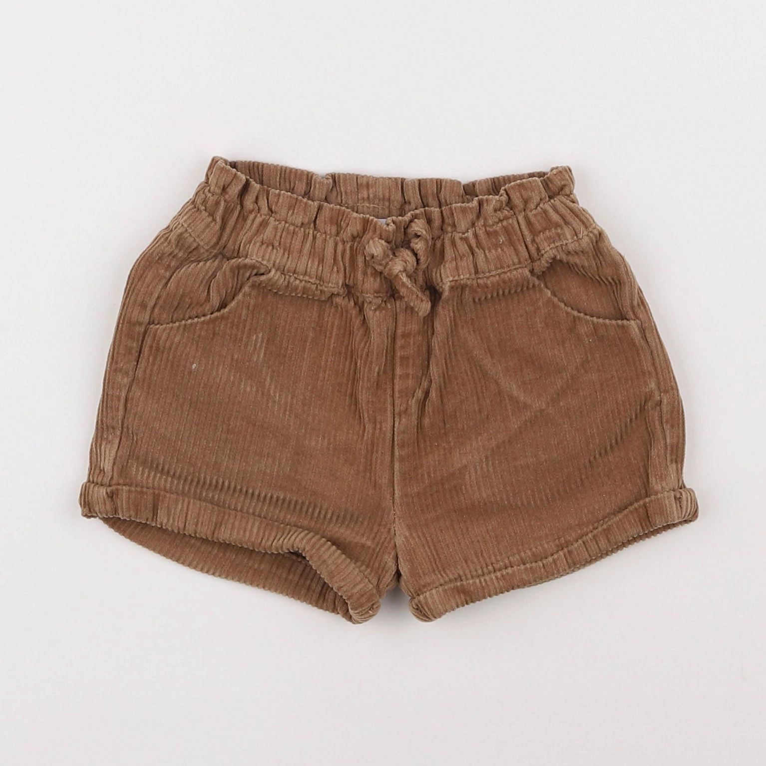 Vertbaudet - short marron - 9 mois