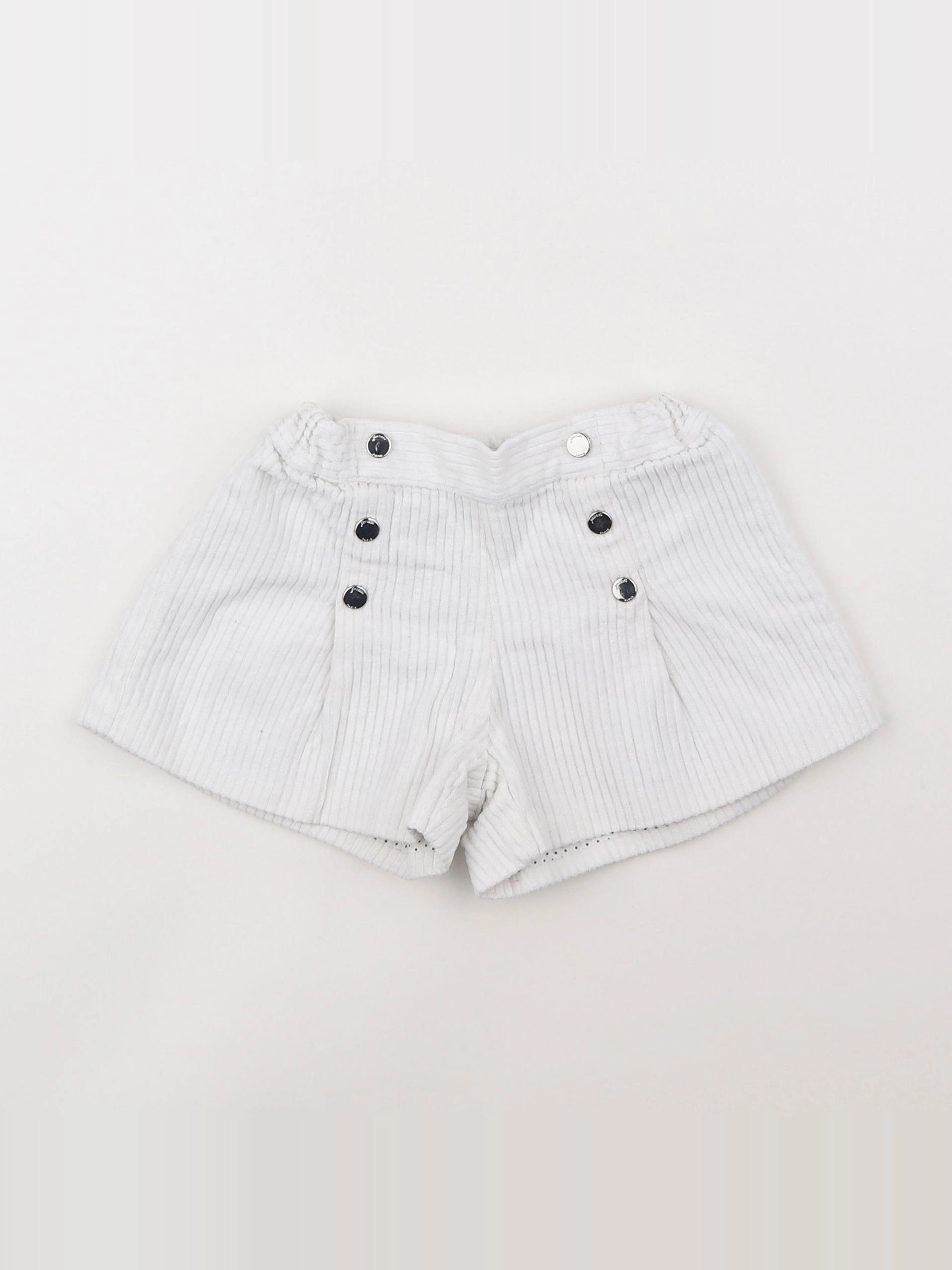 Jacadi - short blanc - 18 mois